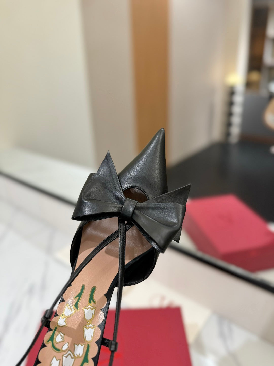 Valentino Cherryfic Elegance Slingback Heels