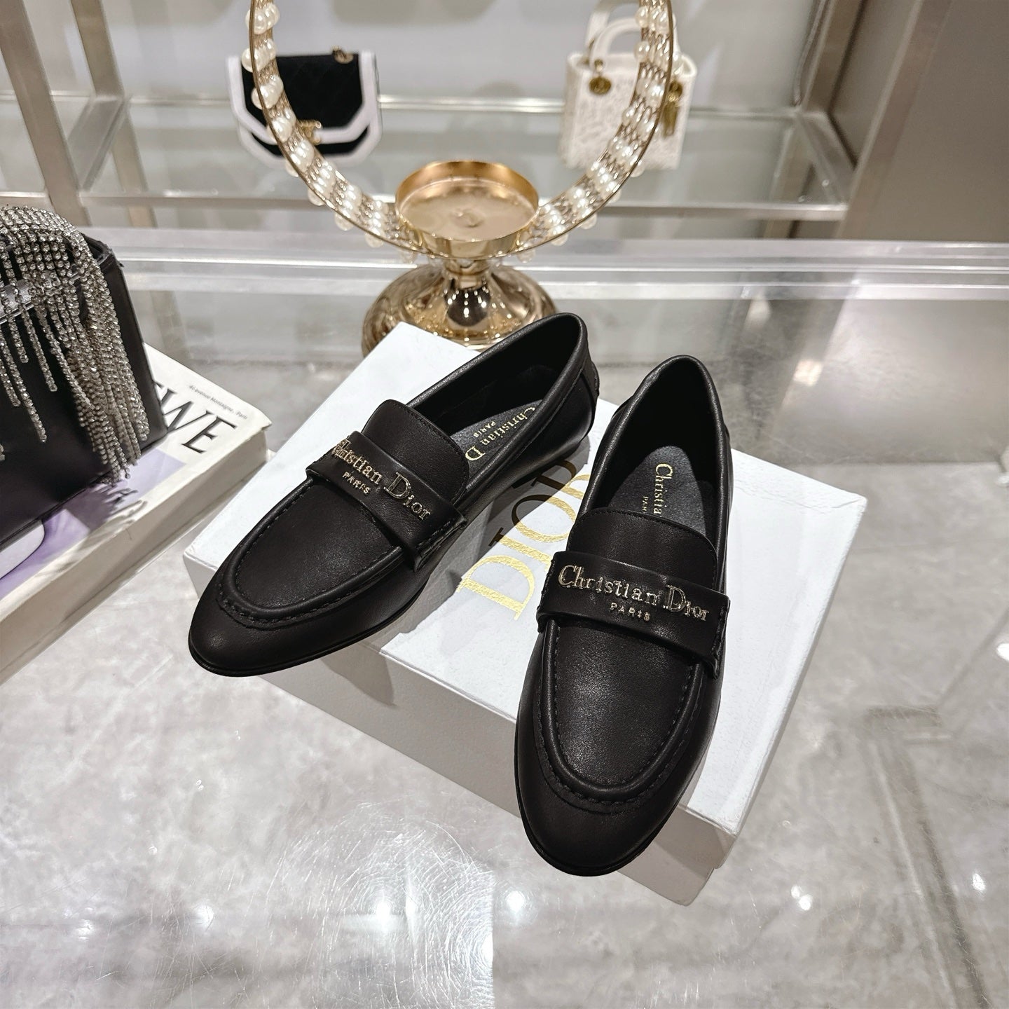 Dior Timeless Elegance Leather Card Holder