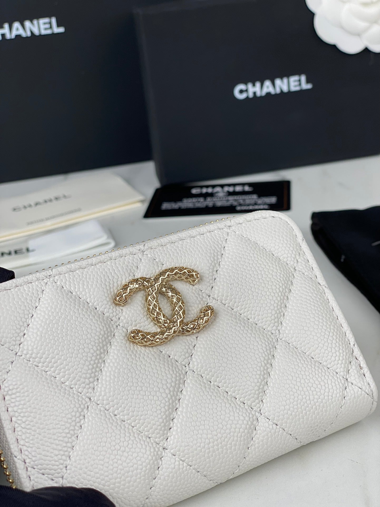 Chanel Caviar Coin Keeper