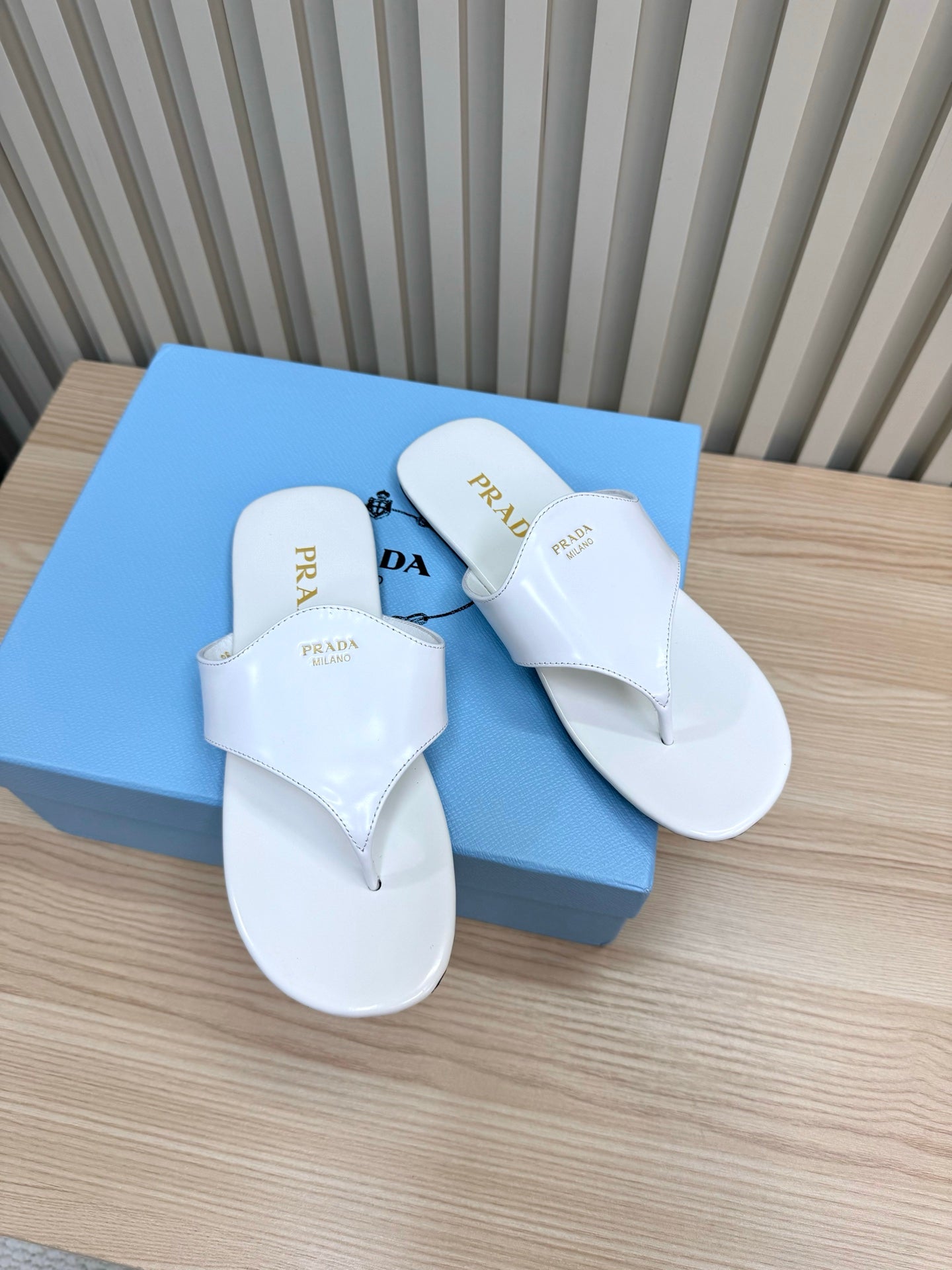 Prada Elysian Leather Sandals