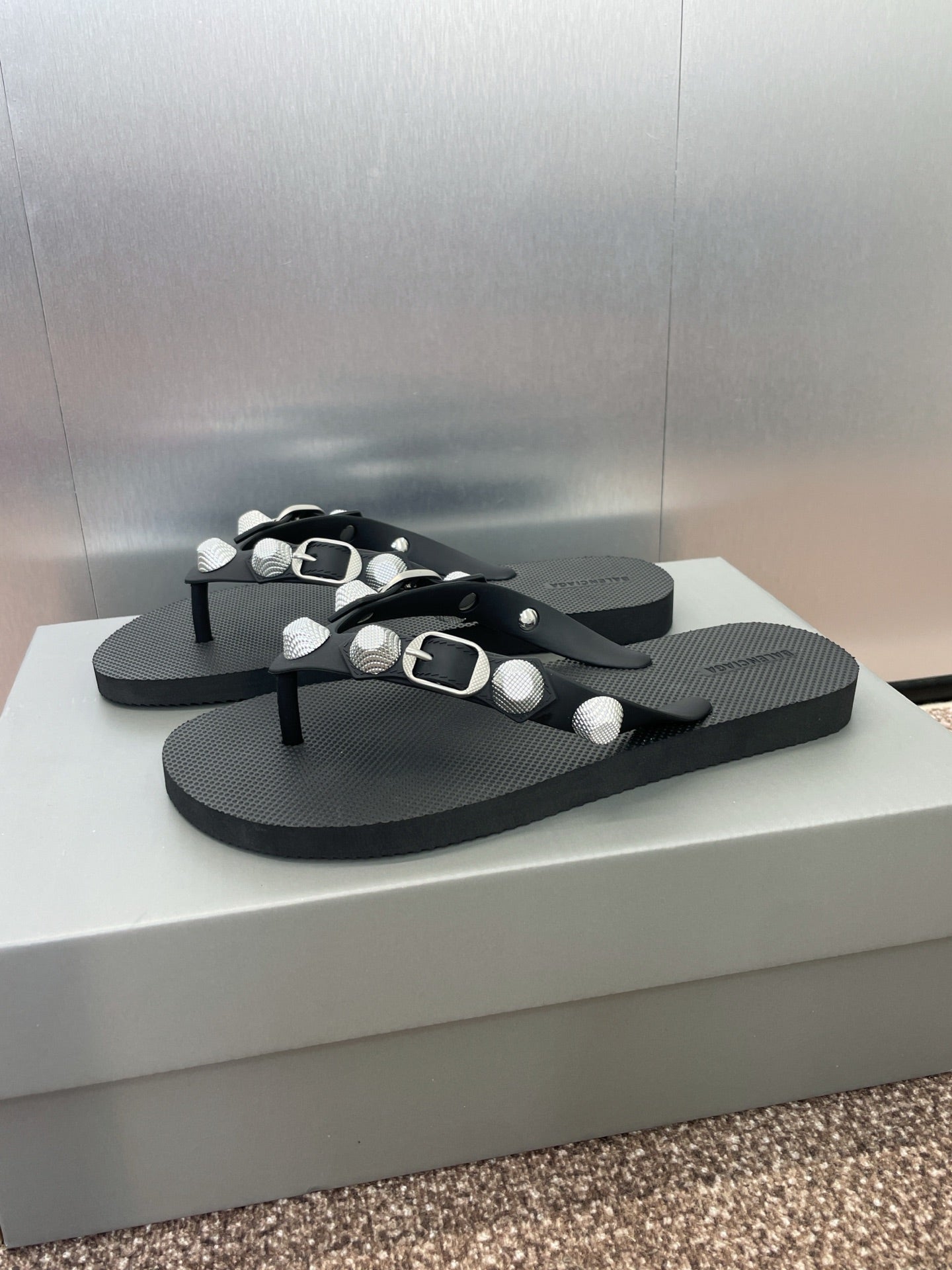 Balenciaga Cagole Sandals in Rubber