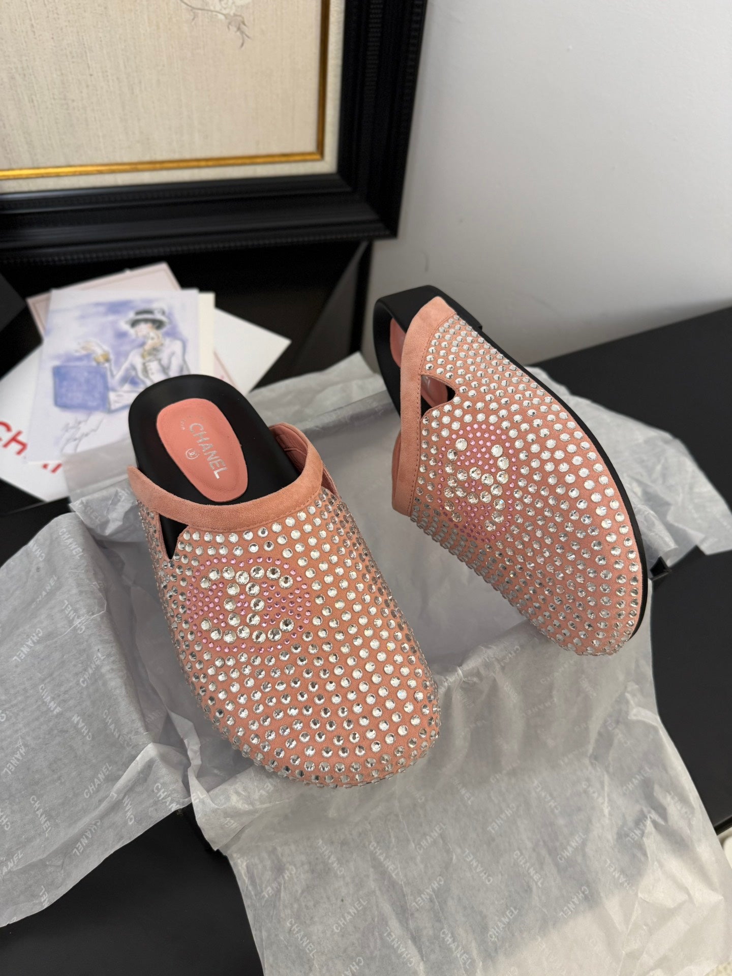 Chanel Elegant Slingback Ballet Flats