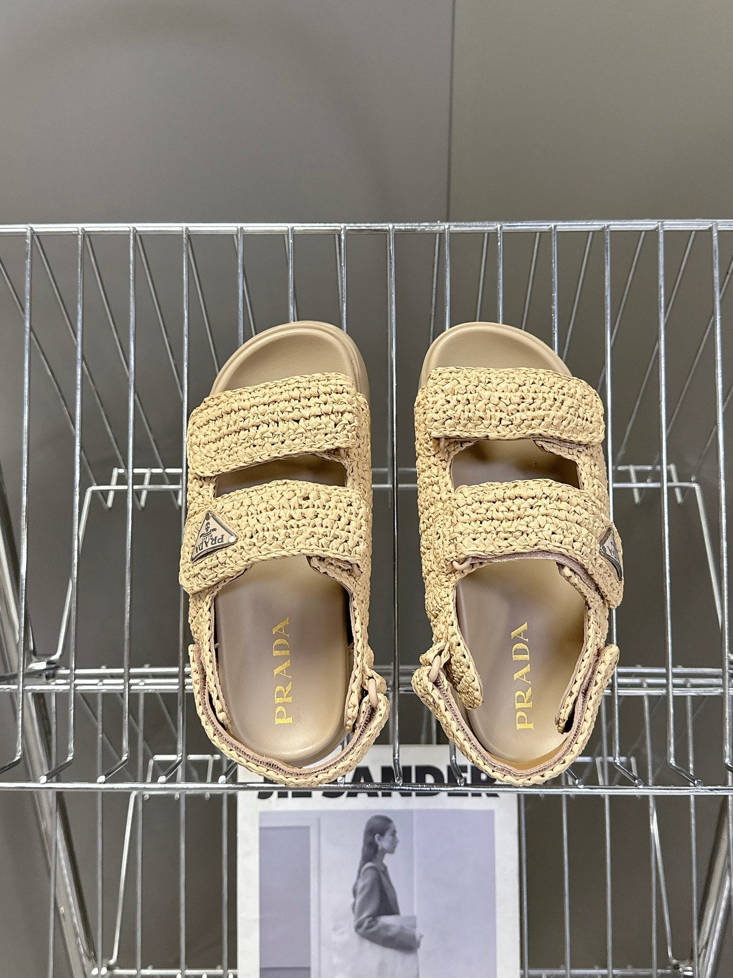 Prada Timeless Elegance Thong Sandals