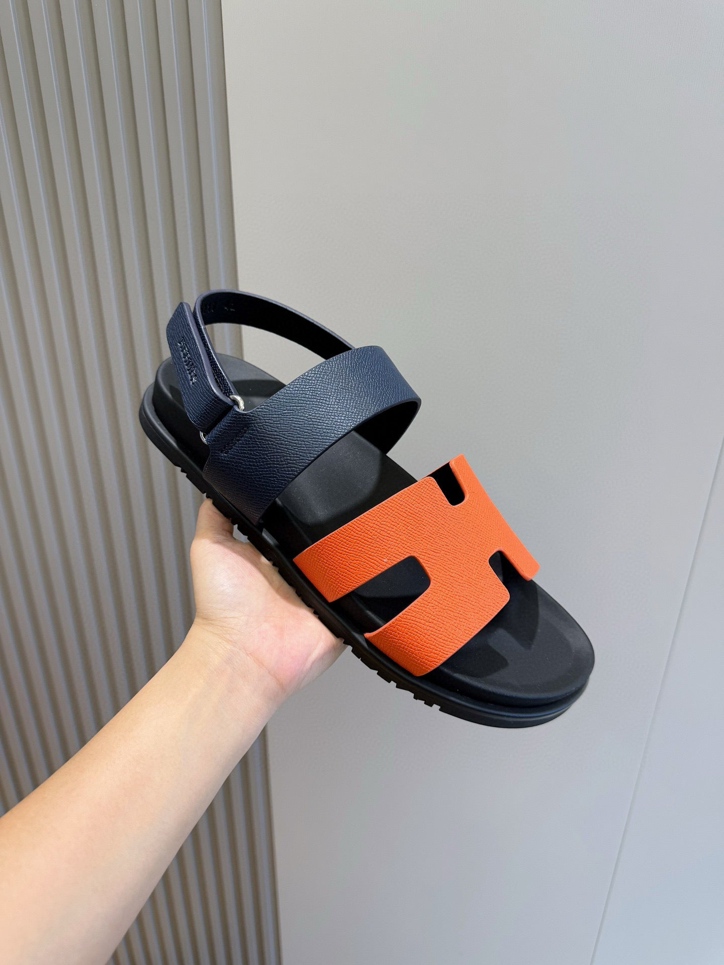 Hermes Timeless Goatskin Genius sandal
