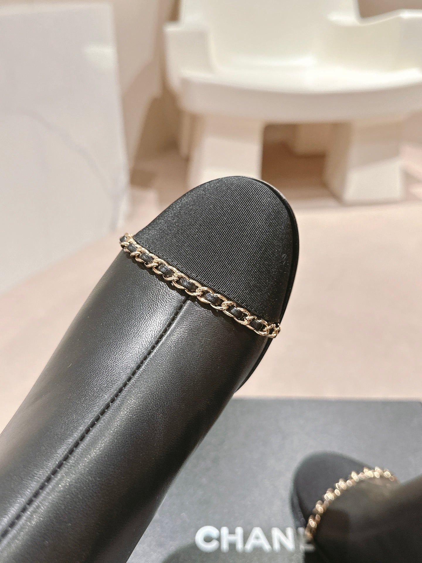 Chanel Elegant Quilted Mary Jane Heels