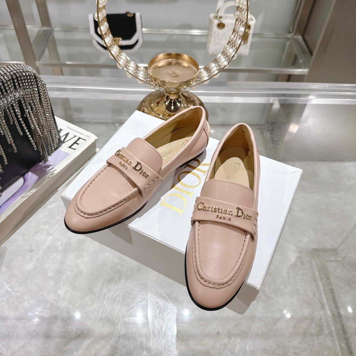 Dior Timeless Elegance Leather Card Holder