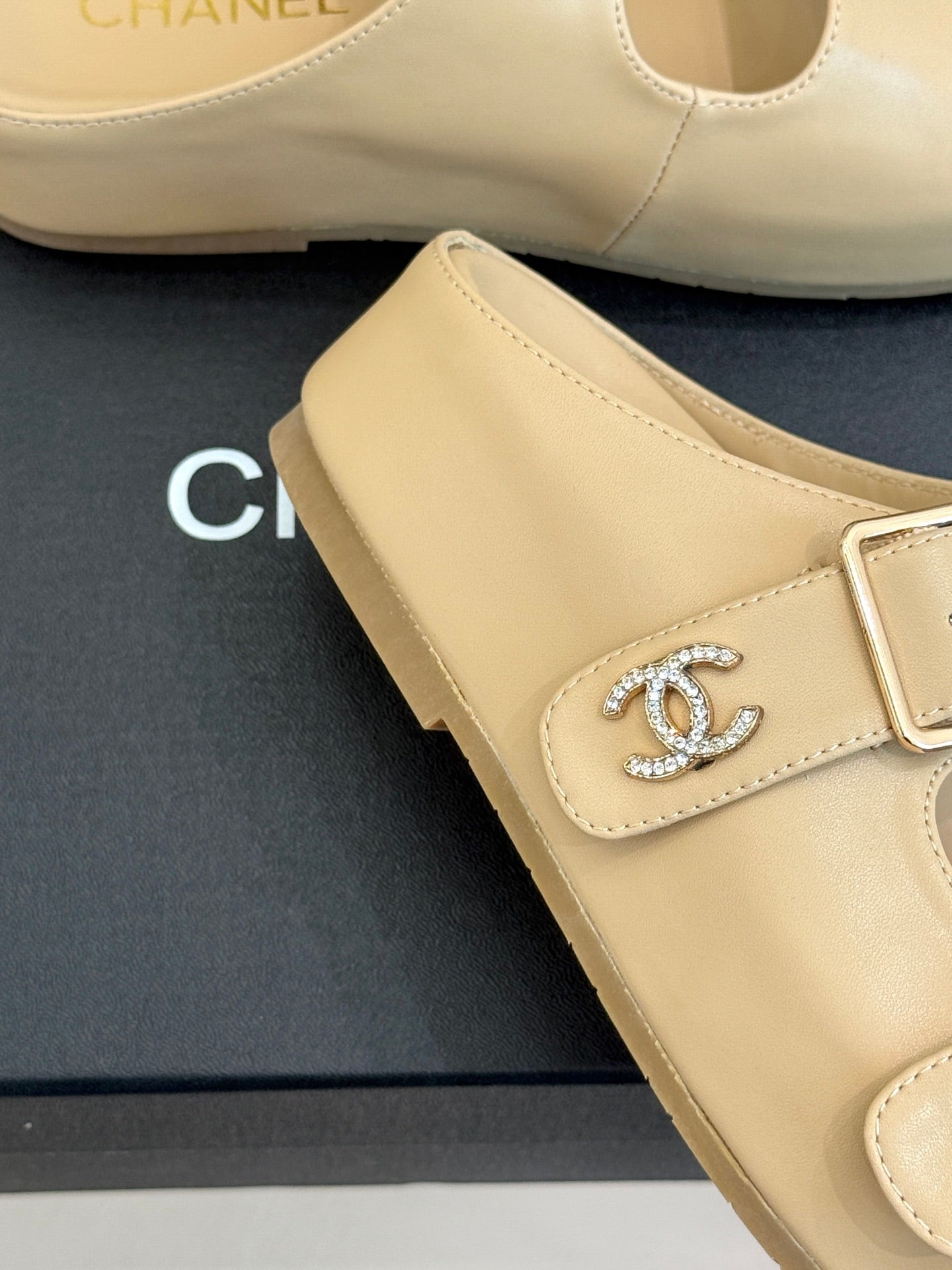 Chanel Elevated Comfort Leather Sandals