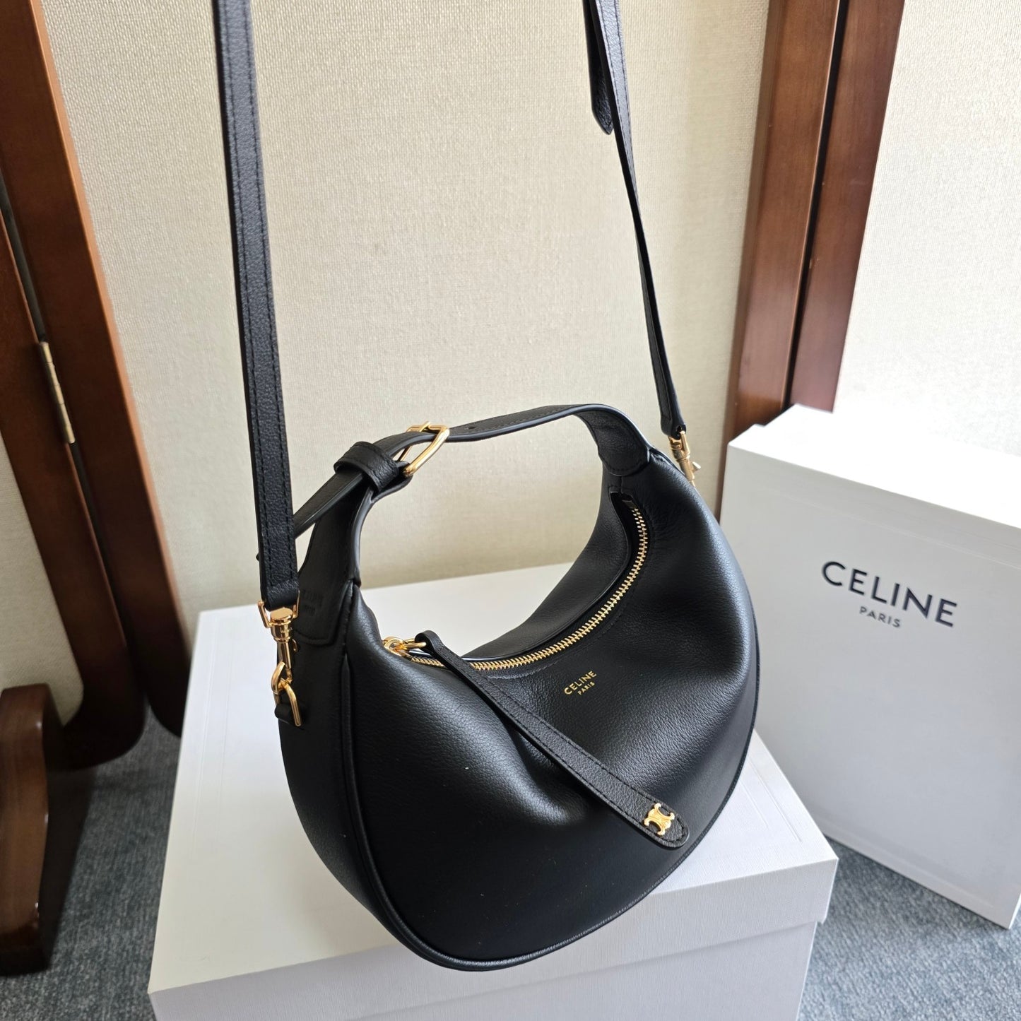 Celine Teen Lulu in Grained calfskin
