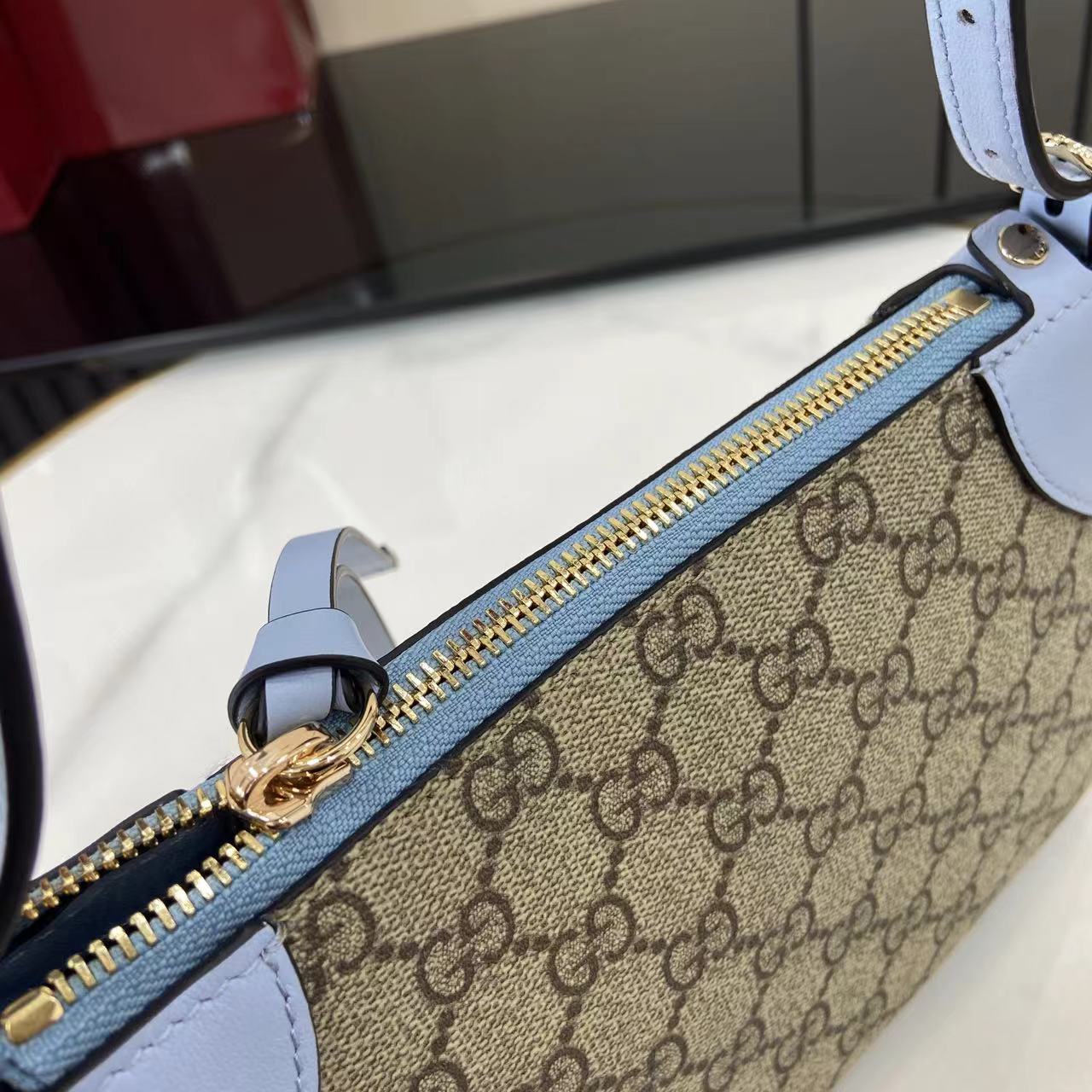 GG Emblem Small Shoulder Bag