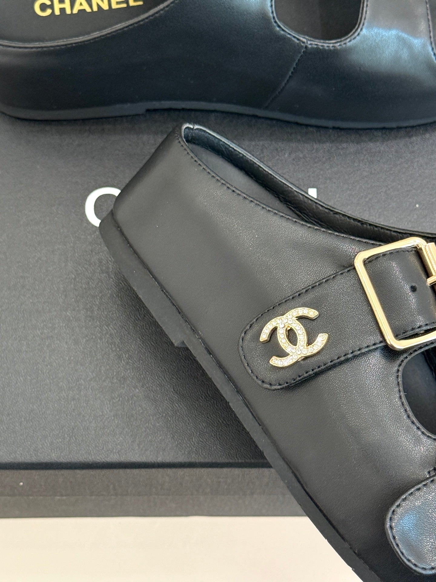 Chanel Elevated Comfort Leather Sandals