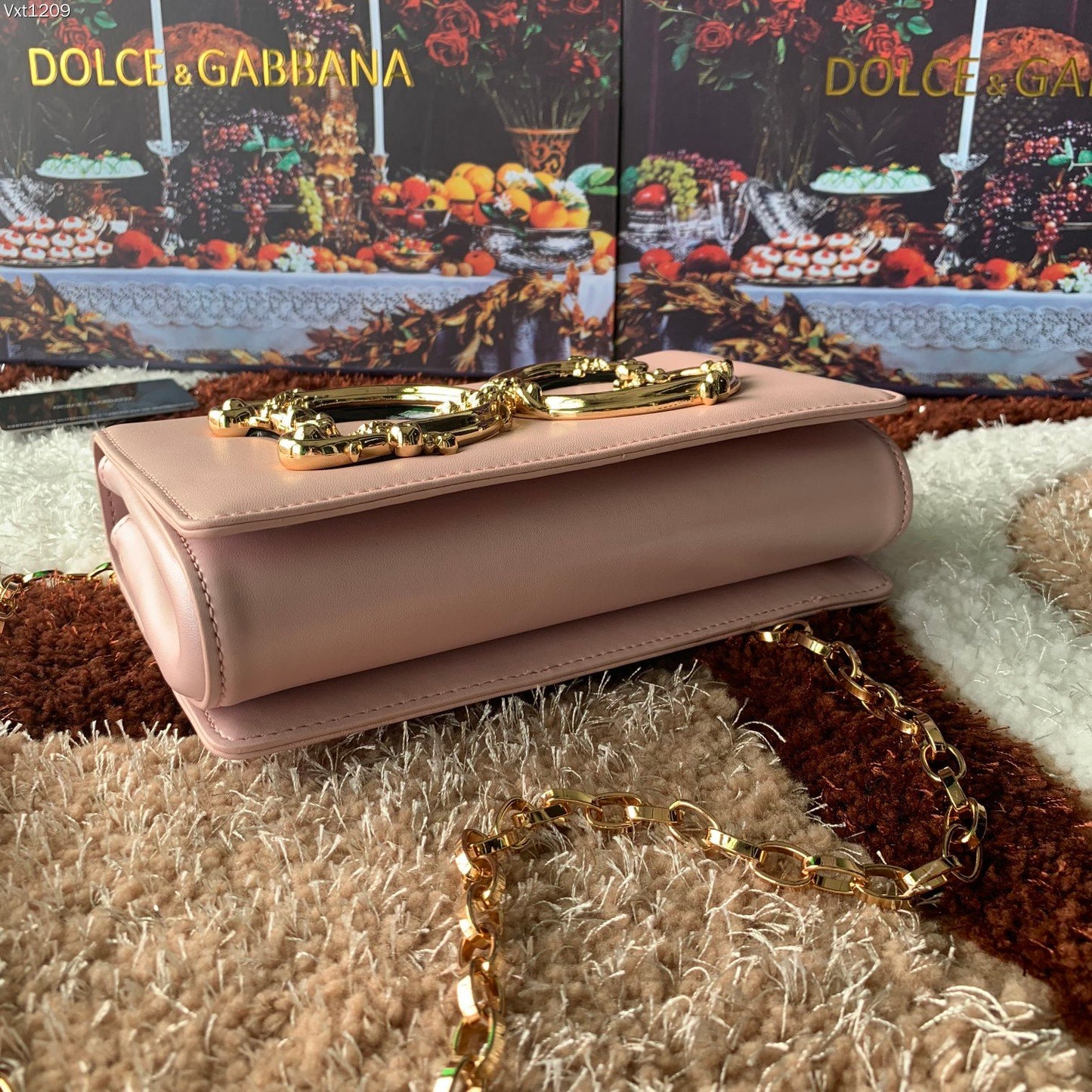 Dolce & Gabbana The Swan - Vintage Gucci GG Crossbody/Shoulder/Clutch Bag in Navy Leather