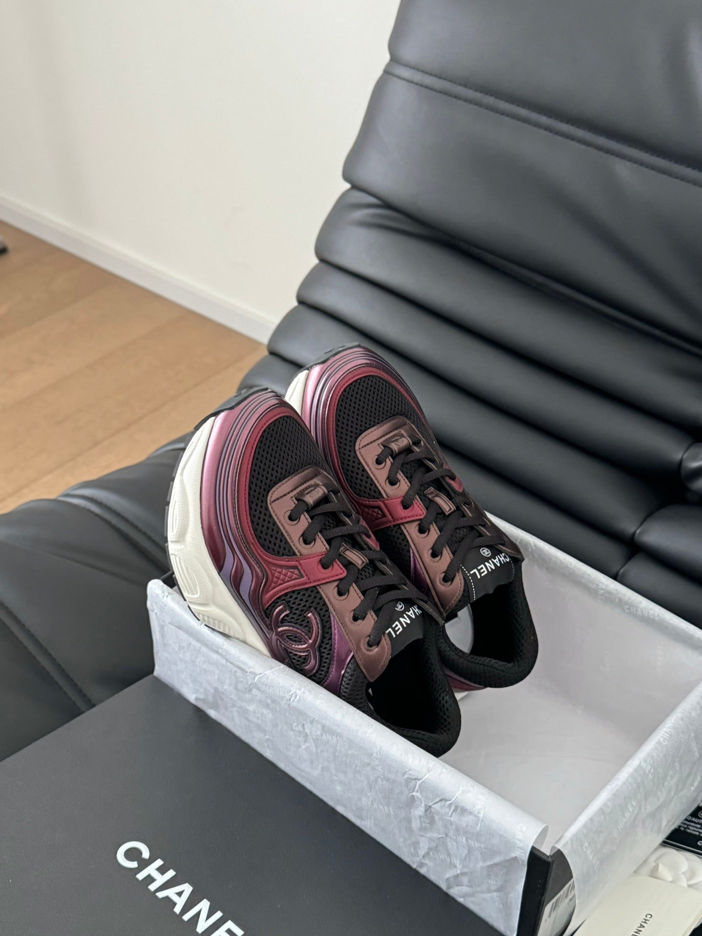 Chanel White Sneakers