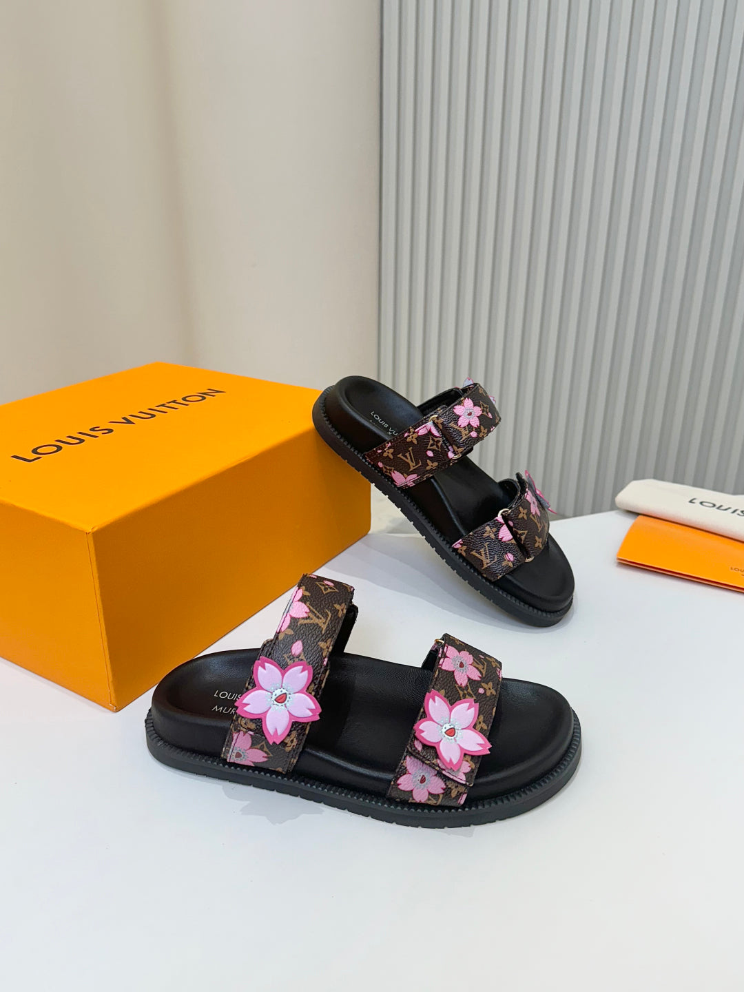 Louis Vuitton Elegant Monogrammed Evening Sandals