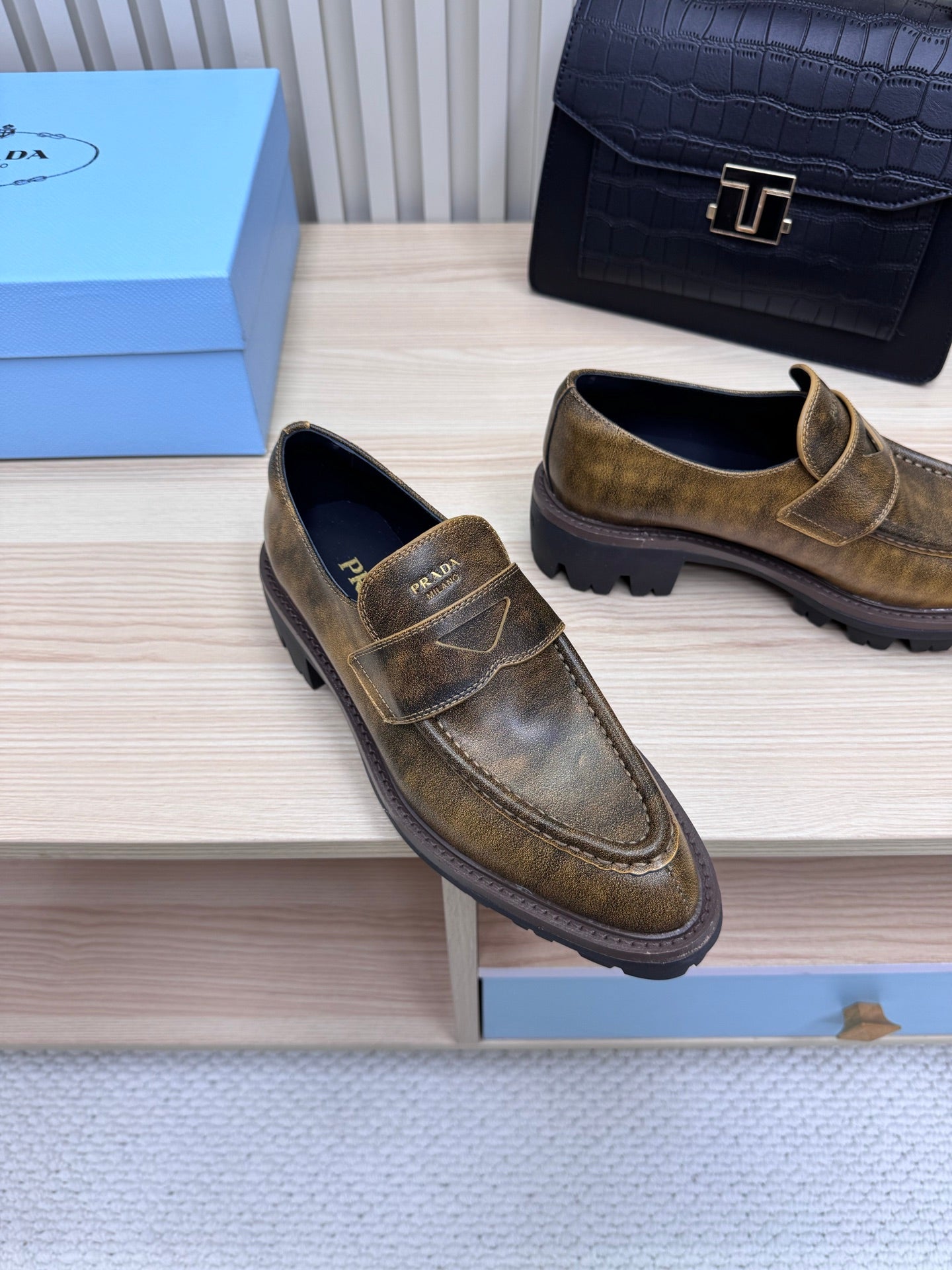 Prada Timeless Elegance Thong Sandals