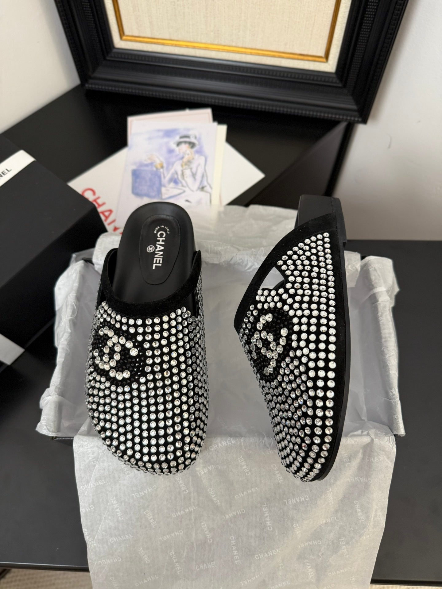 Chanel Elegant Slingback Ballet Flats