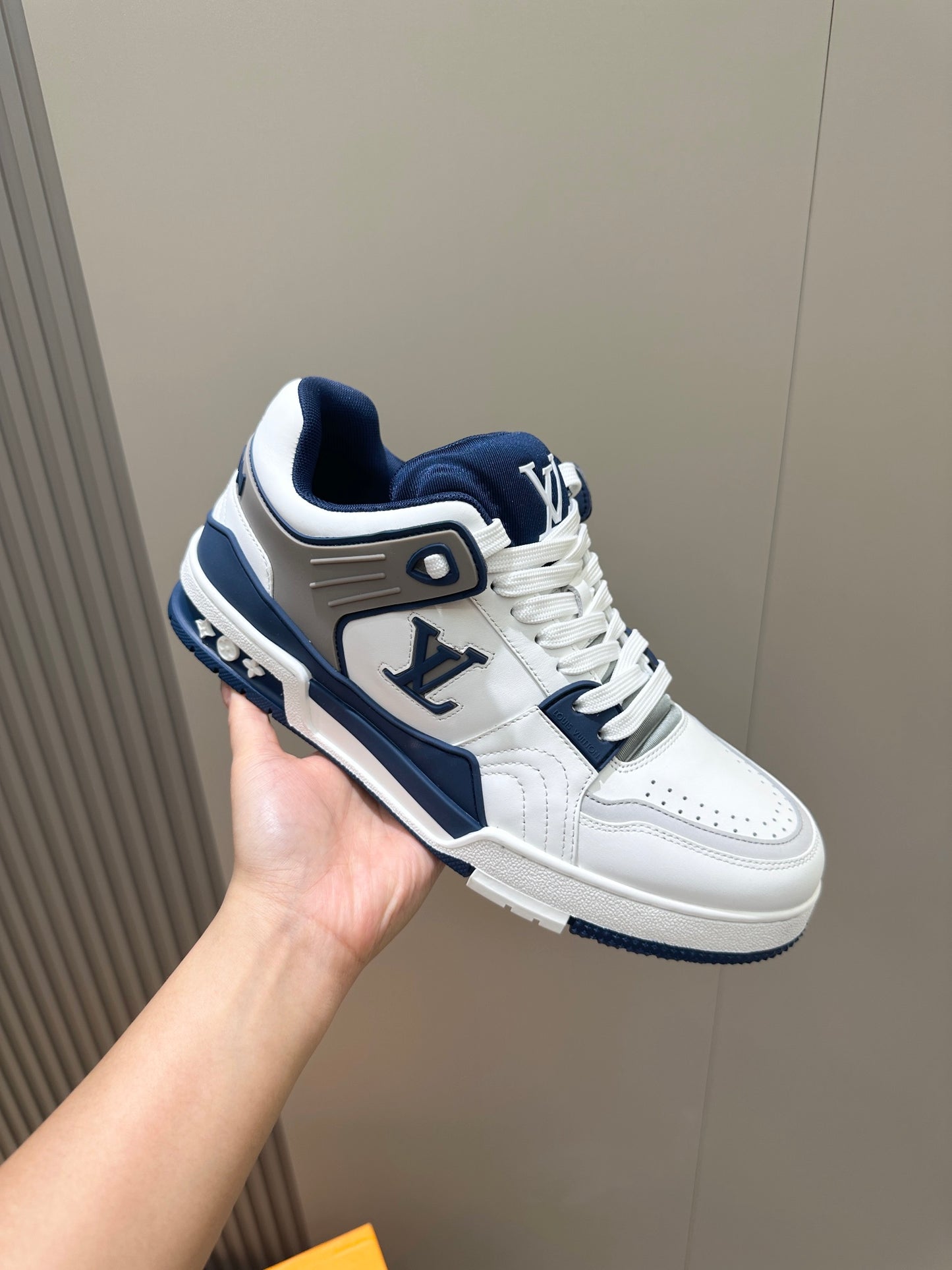 Louis Vuitton Timeless Beige & White Skate Elegance