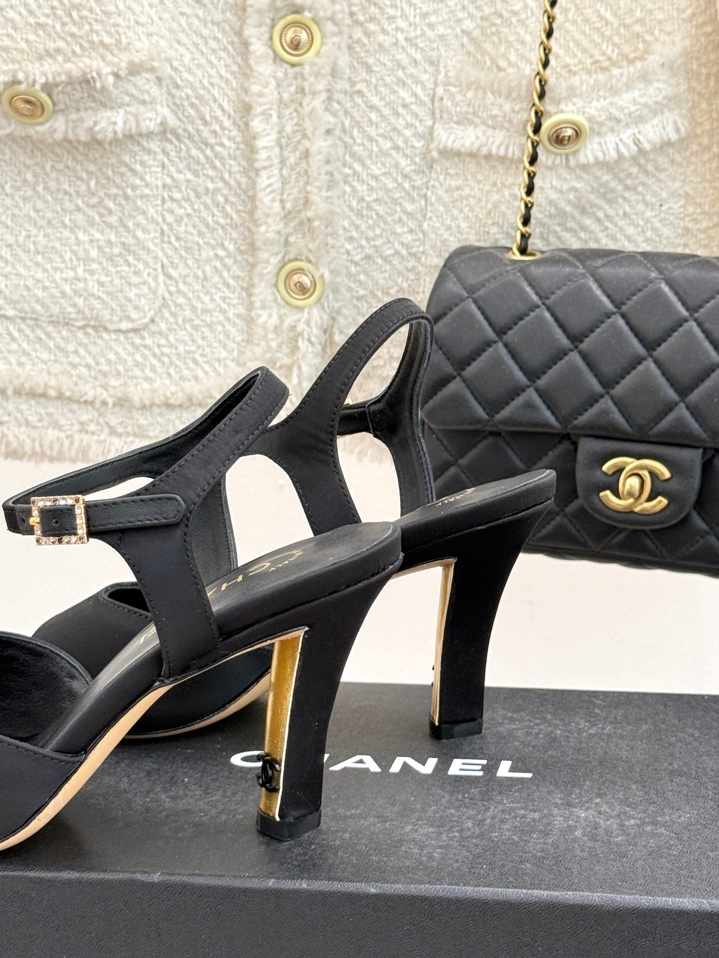 Chanel Timeless Elegance Slingback Sandals