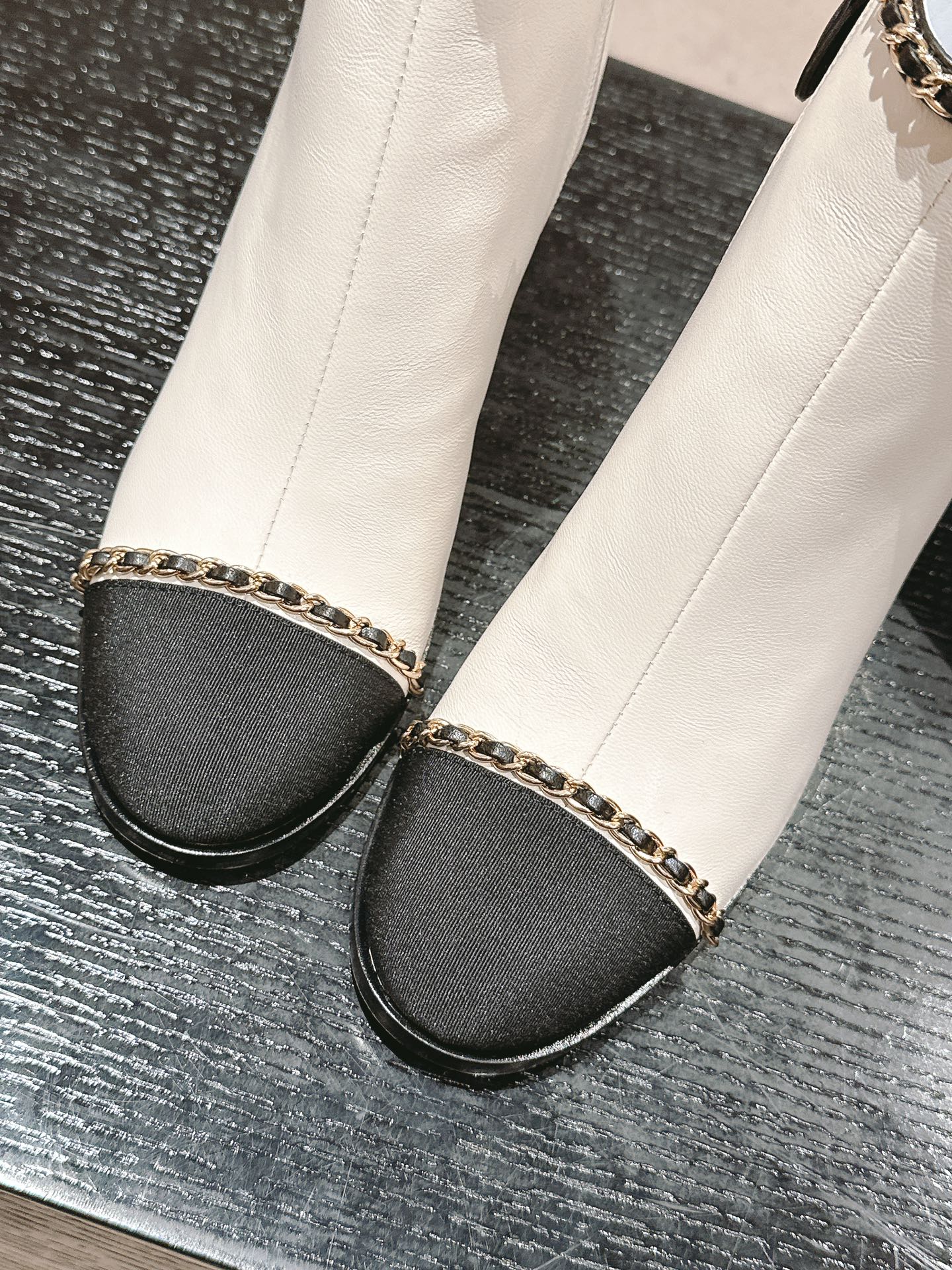 Chanel Elegant Quilted Mary Jane Heels