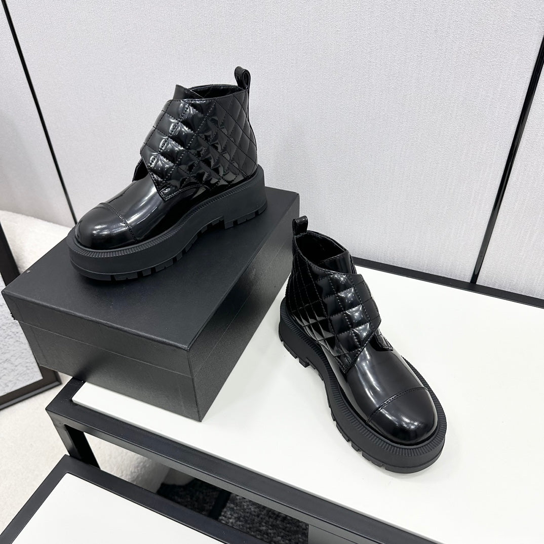 Chanel Elegance Combat Boots