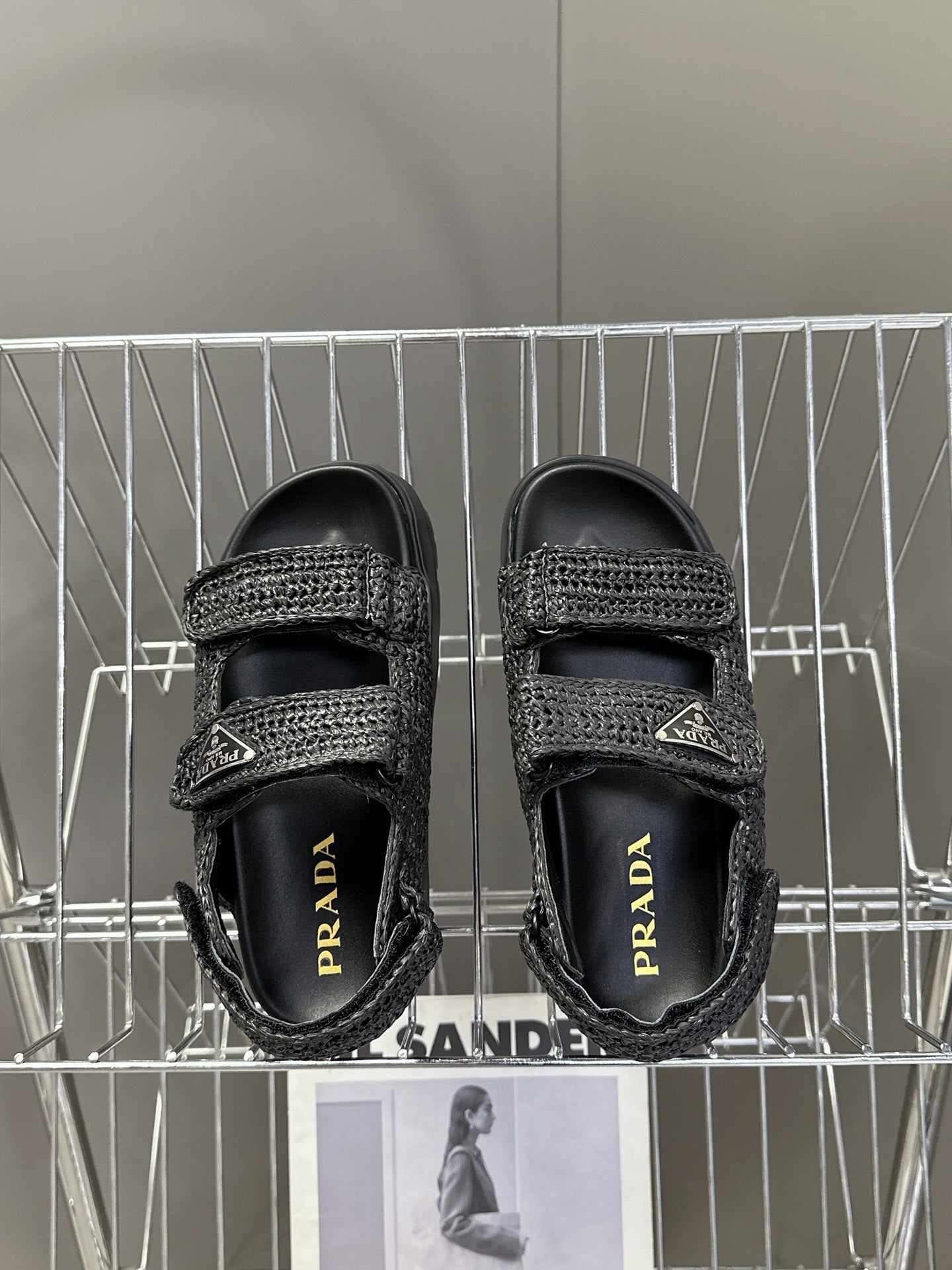 Prada Timeless Elegance Thong Sandals