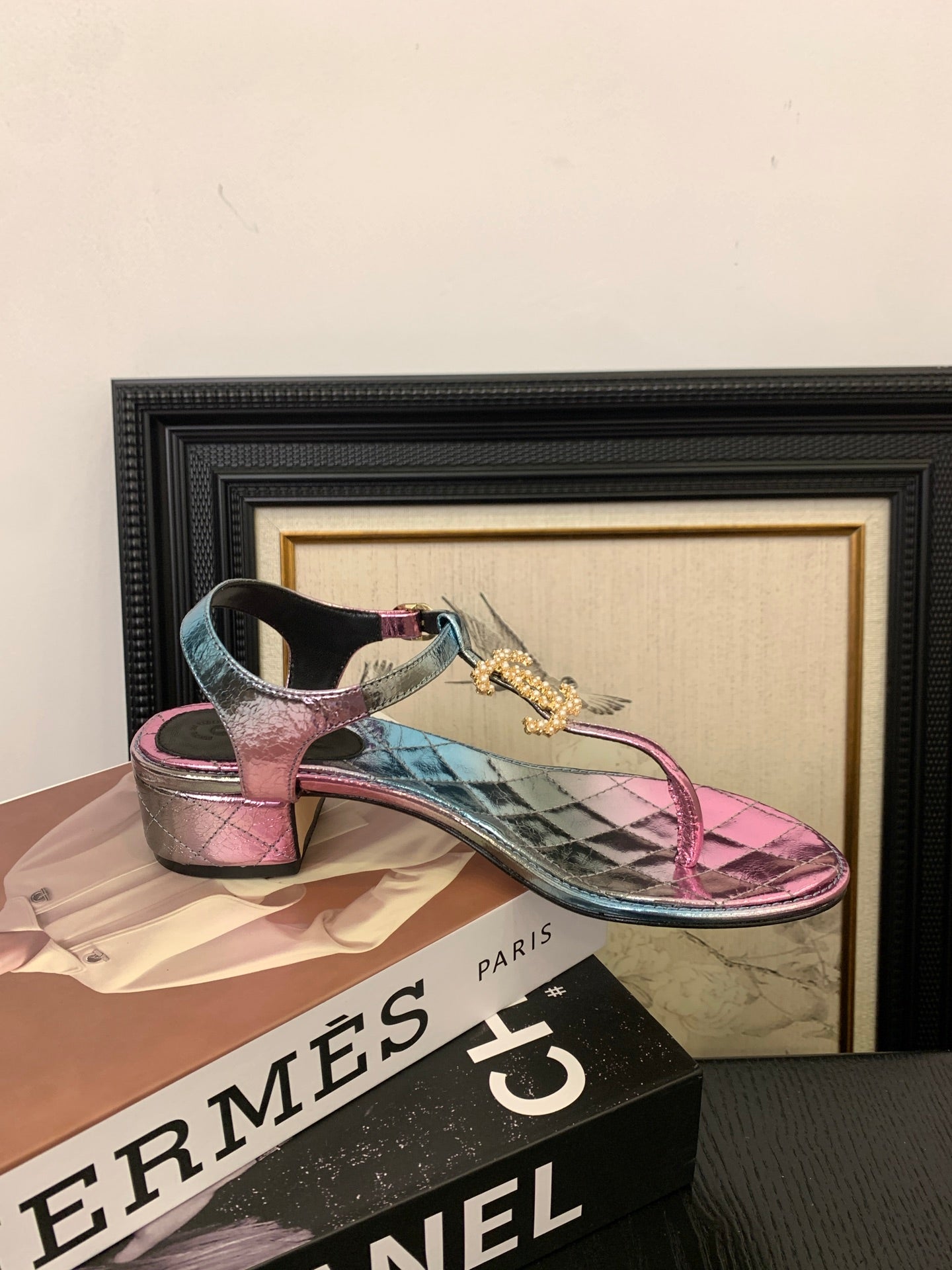 Chanel Timeless Elegance Thong Sandals