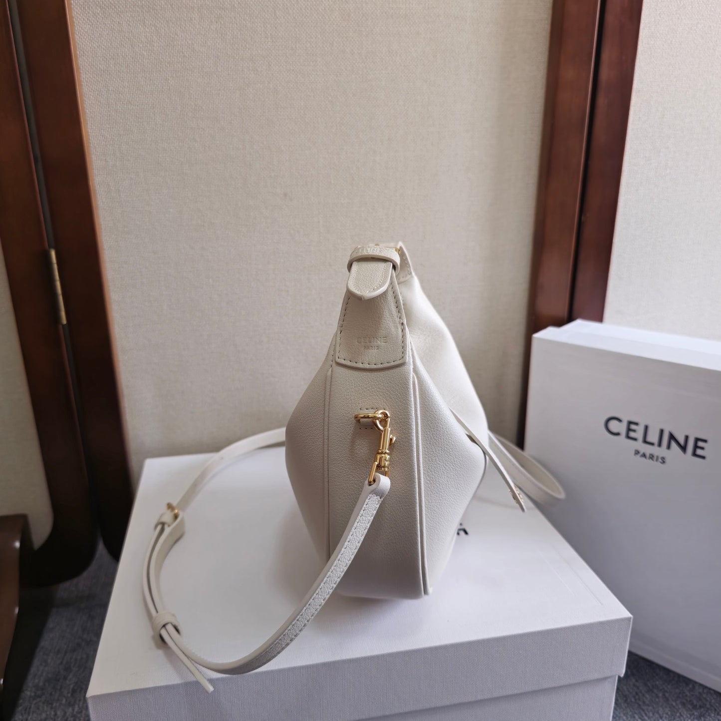 Celine Teen Lulu in Grained calfskin