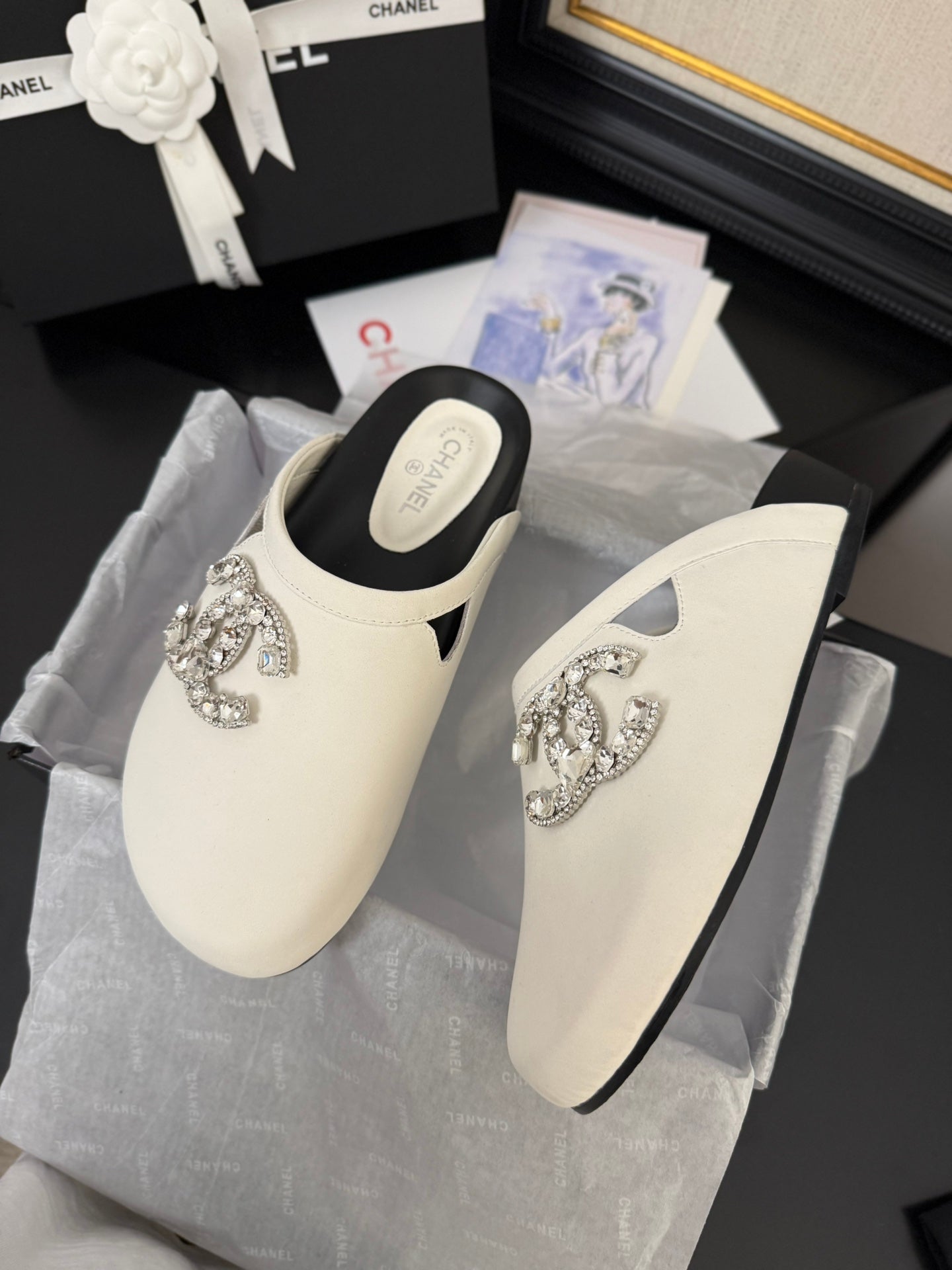 Chanel Elegant Slingback Ballet Flats