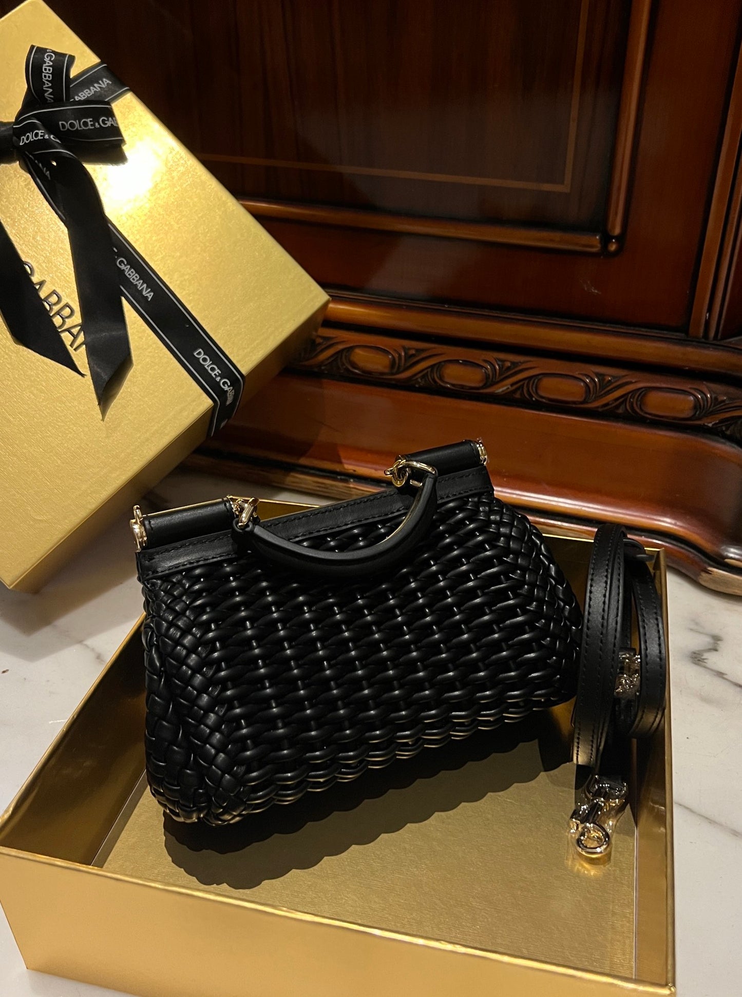 Dolce & Gabbana Dolce & Gabbana Micro Sicily 62 Tote Bag | Red | FARFETCH IL