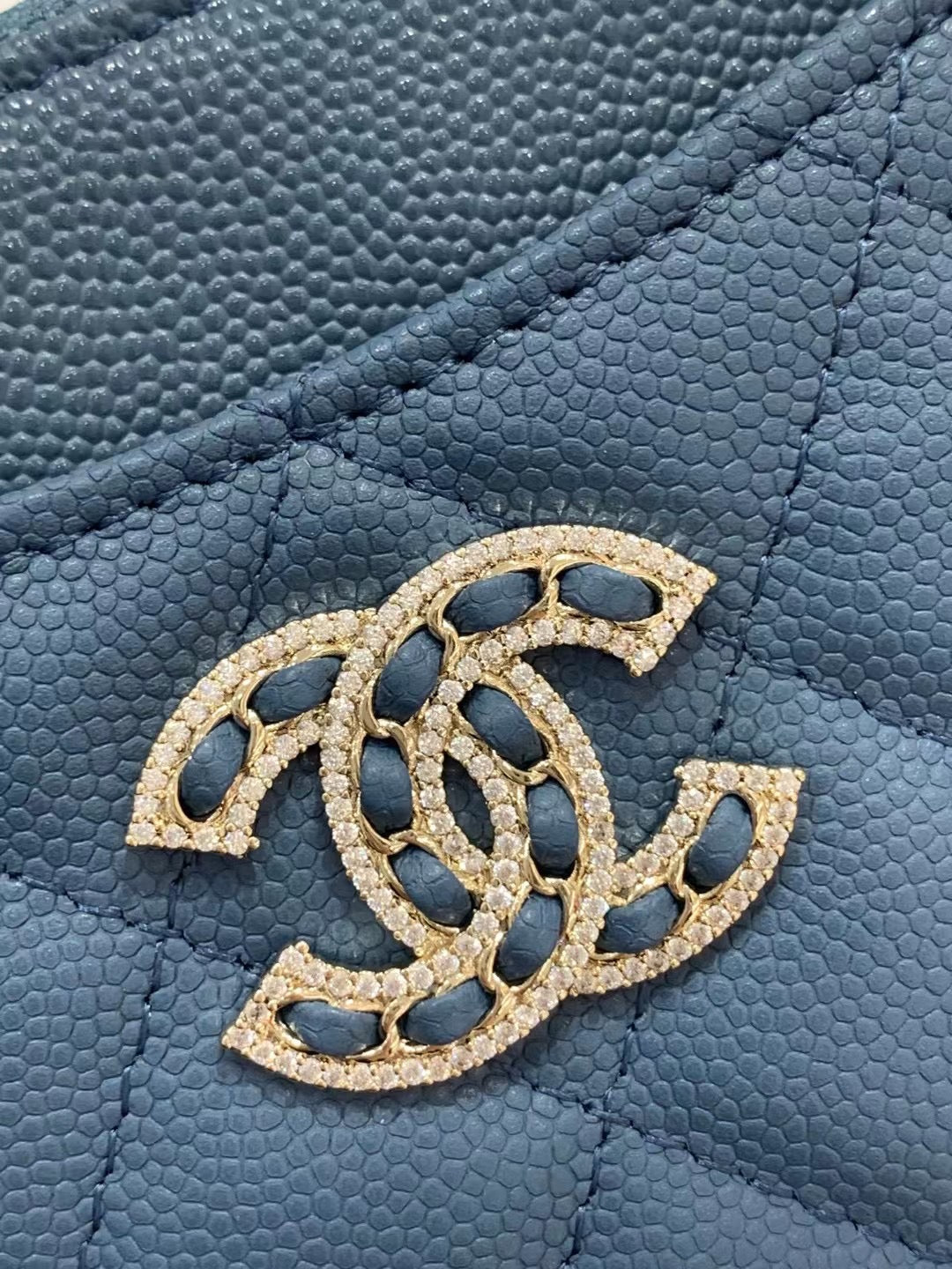 Chanel Pearl Crush Denim Crossbody