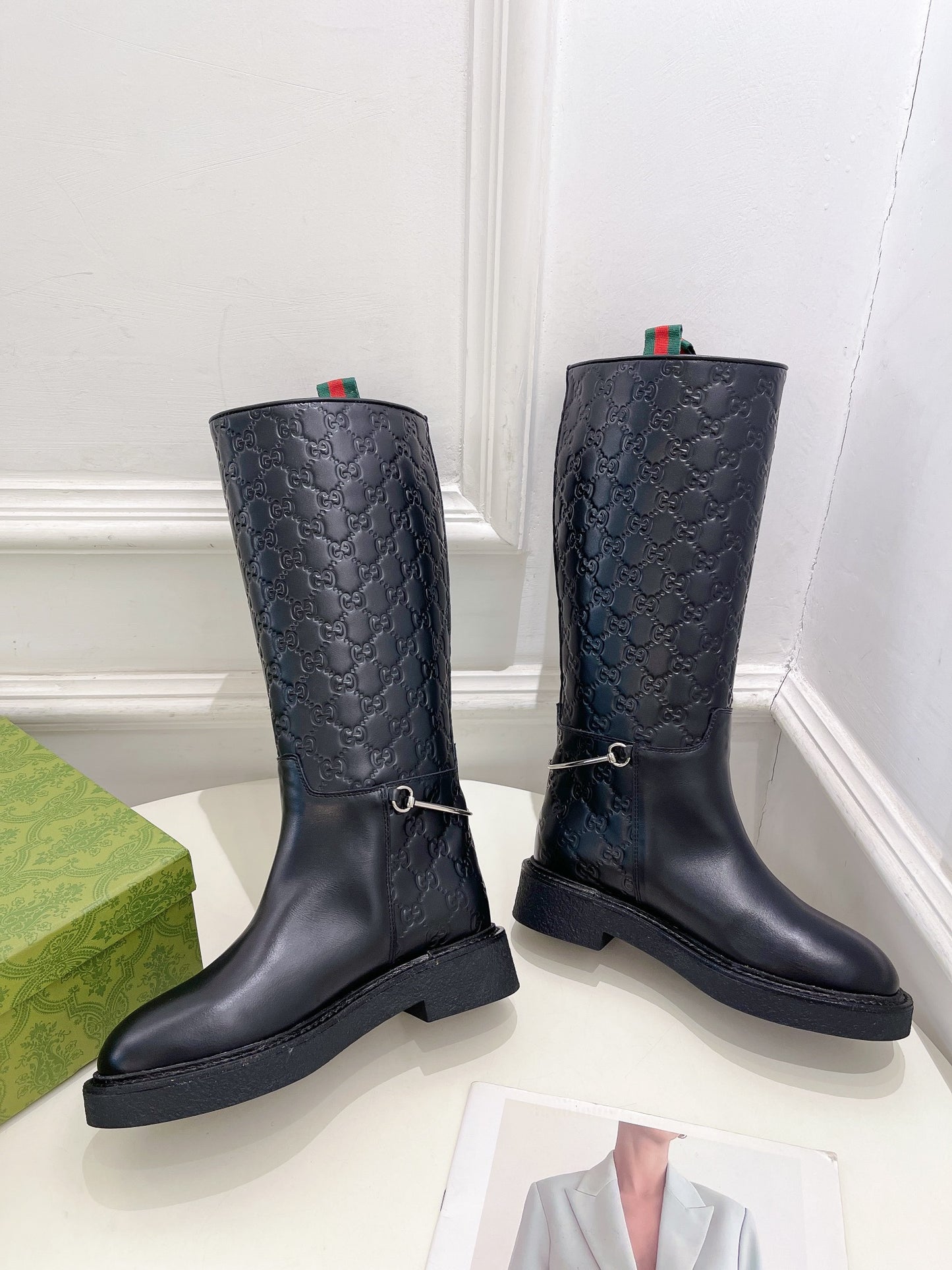 Gucci Women's boot with slim Horsebit