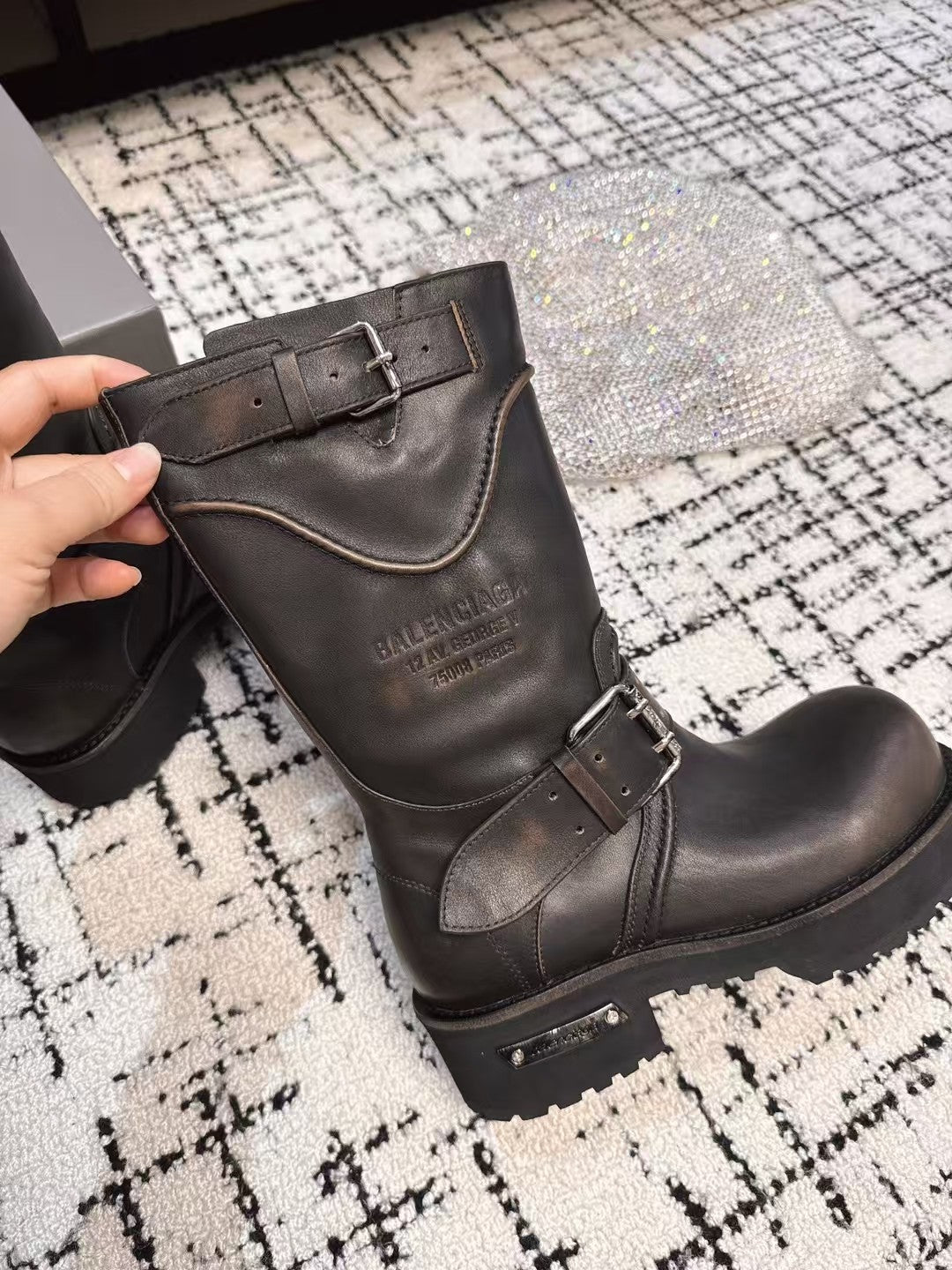 Balenciaga Elegant Calfskin Boot