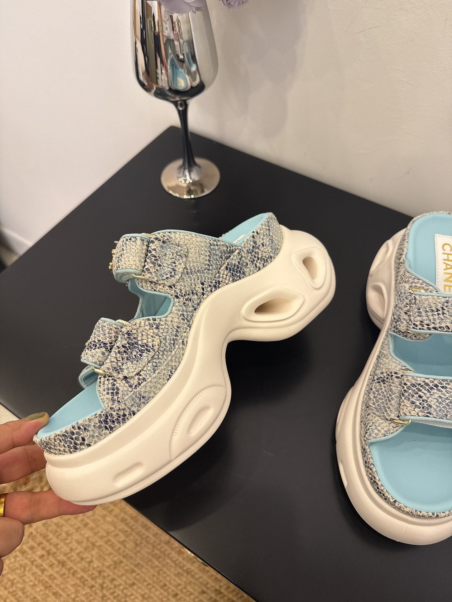 Chanel Arizona Luxe Stroll Sandals