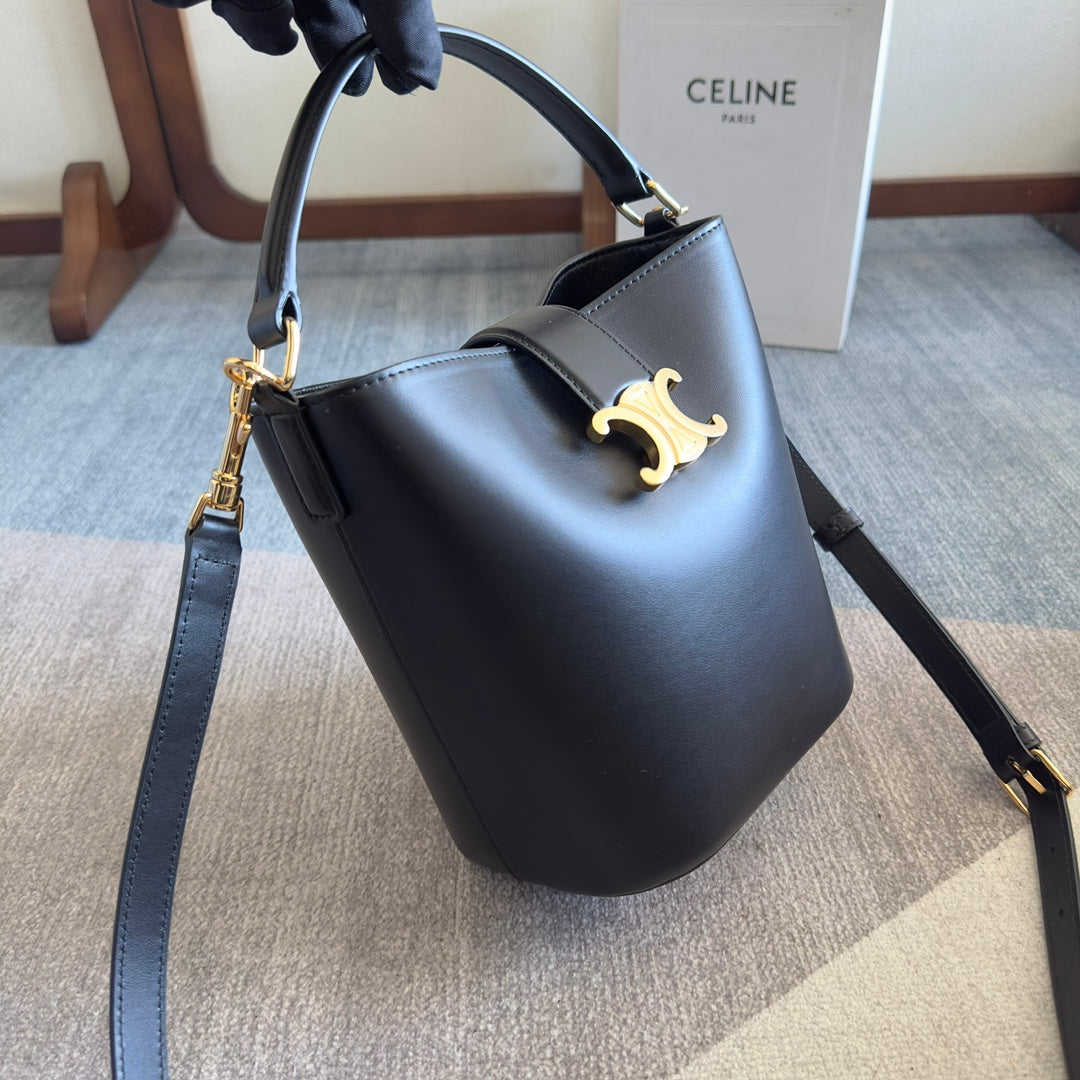 Celine Medium Bucket Louise Bag in Smooth Calfskin