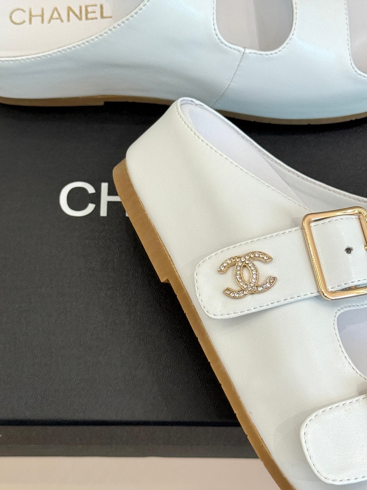 Chanel Elevated Comfort Leather Sandals