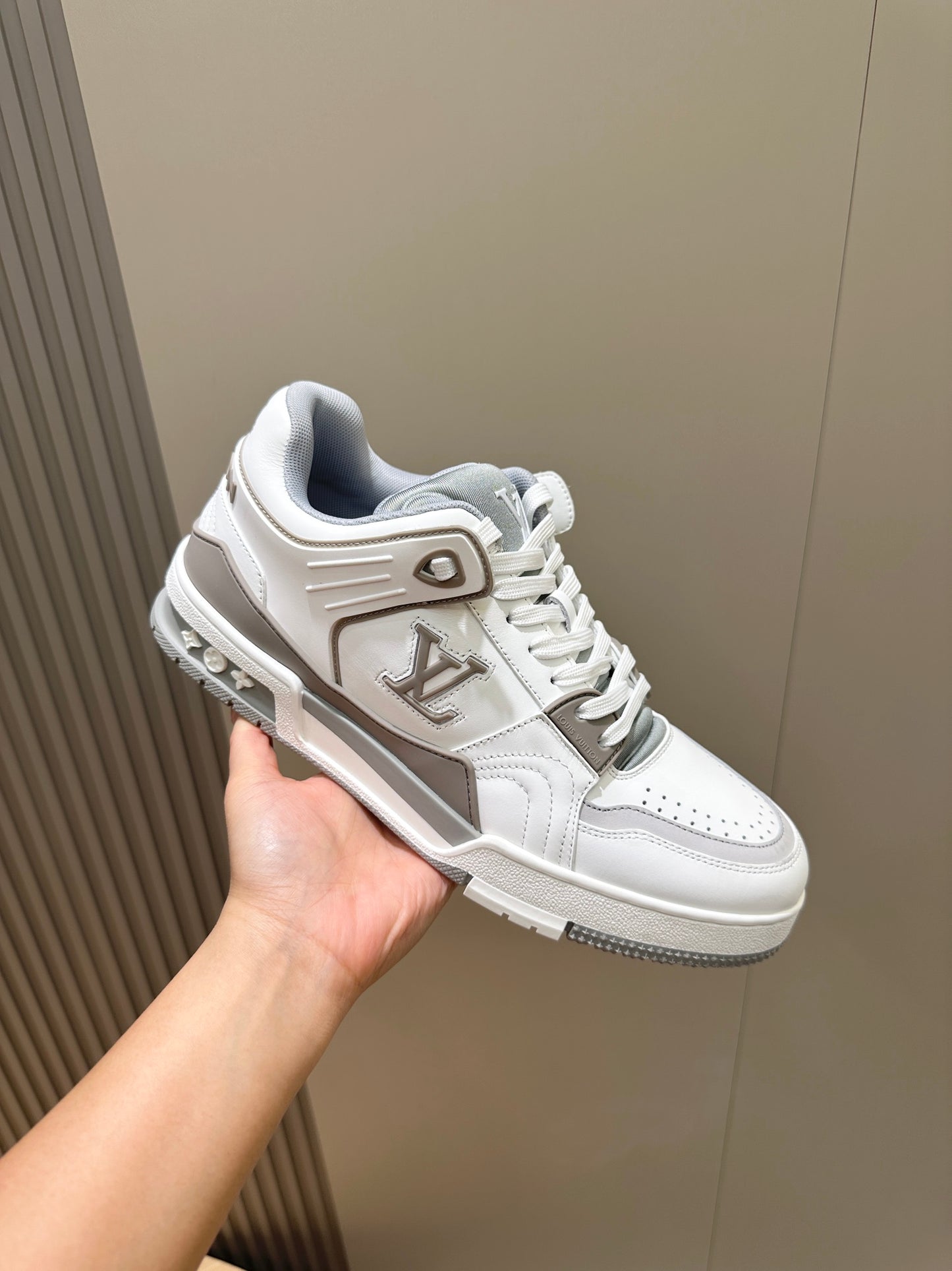 Louis Vuitton Timeless Beige & White Skate Elegance