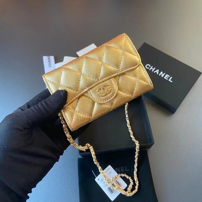 Chanel Timeless Chain Wallet