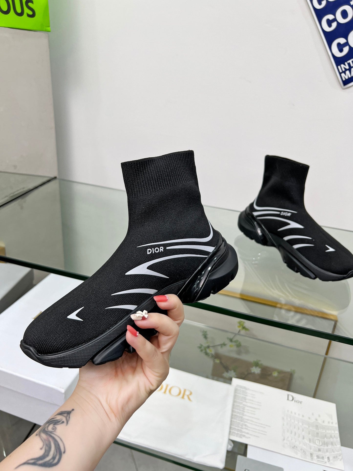 Dior Urban Glide Pull-On Boot Sneakers