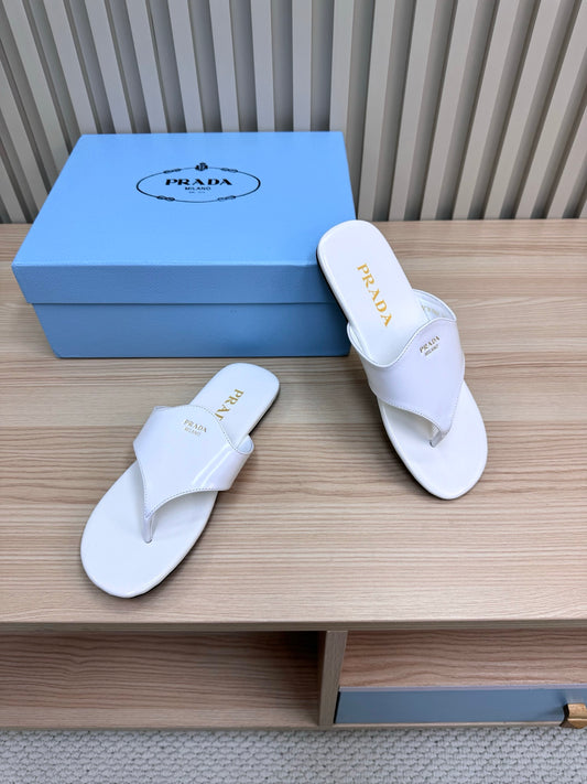 Prada Elysian Leather Sandals