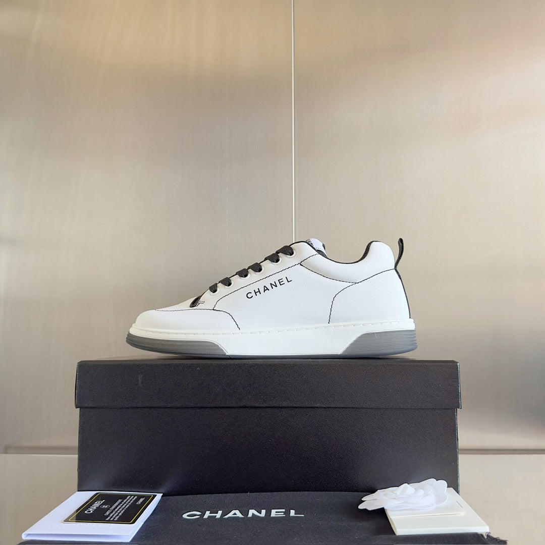 Chanel Karl Lagerfeld Logo-Print Sneakers