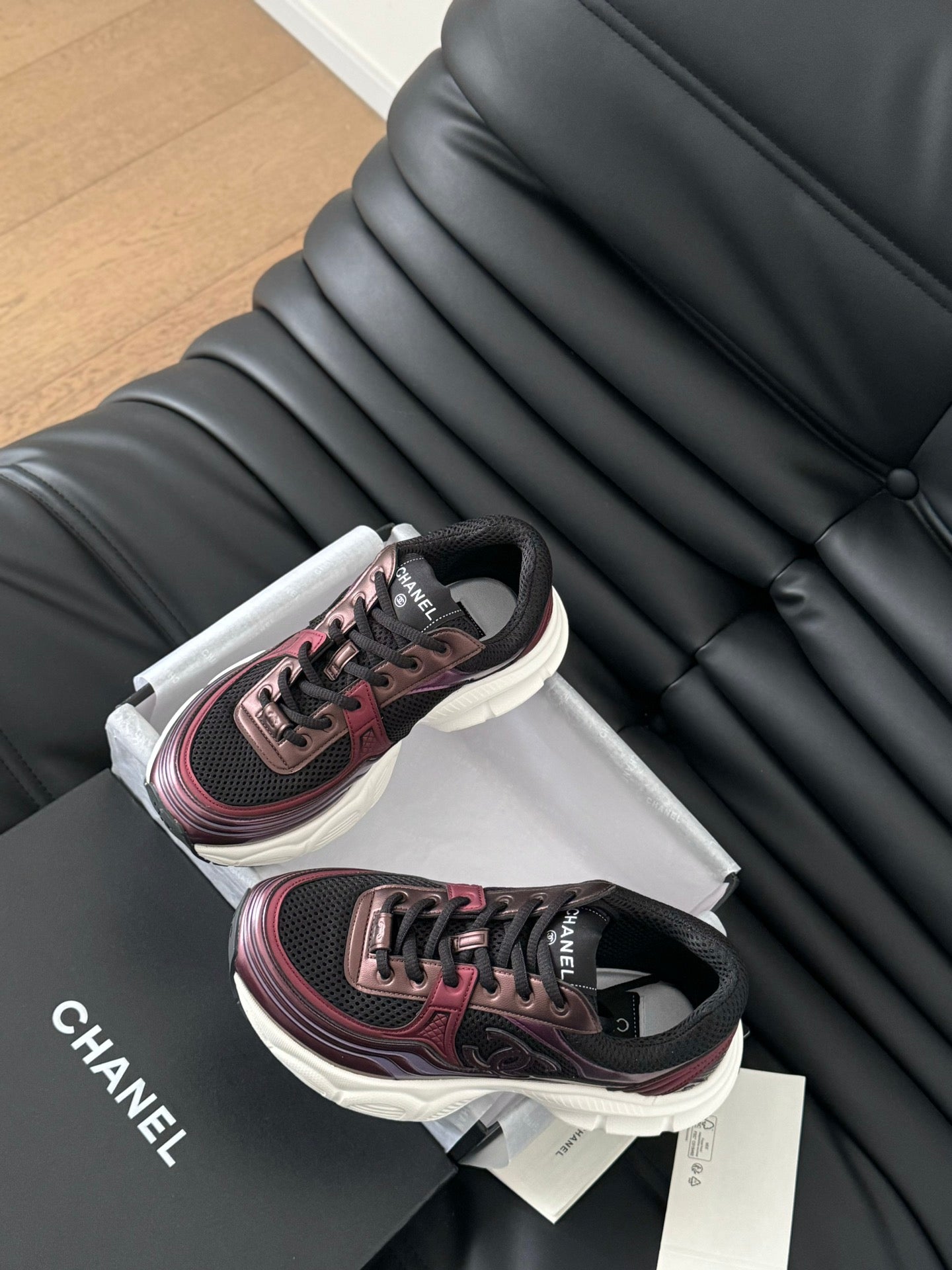 Chanel White Sneakers