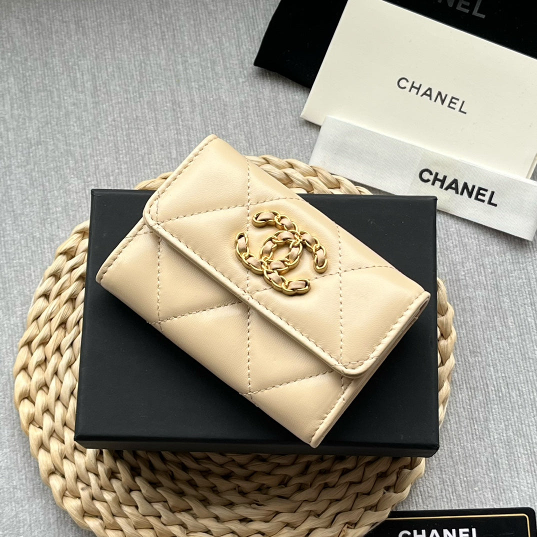 Chanel Timeless Elegance Folding Wallet
