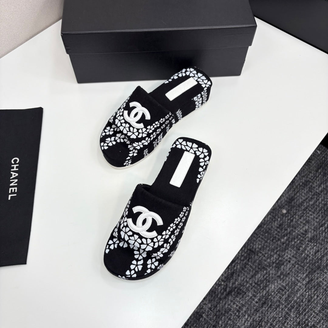 Chanel Timeless Elegance Thong Sandals