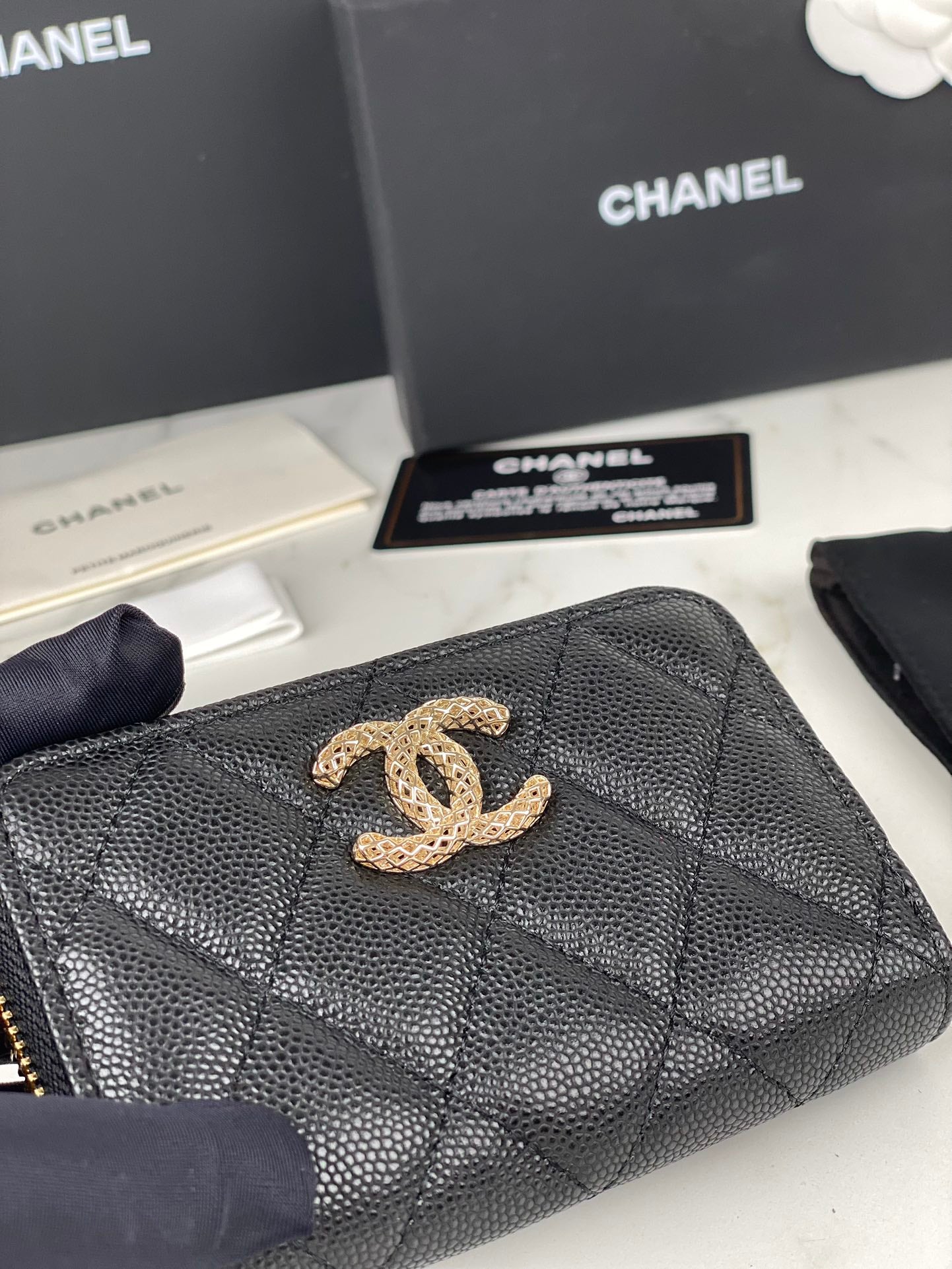 Chanel Caviar Coin Keeper