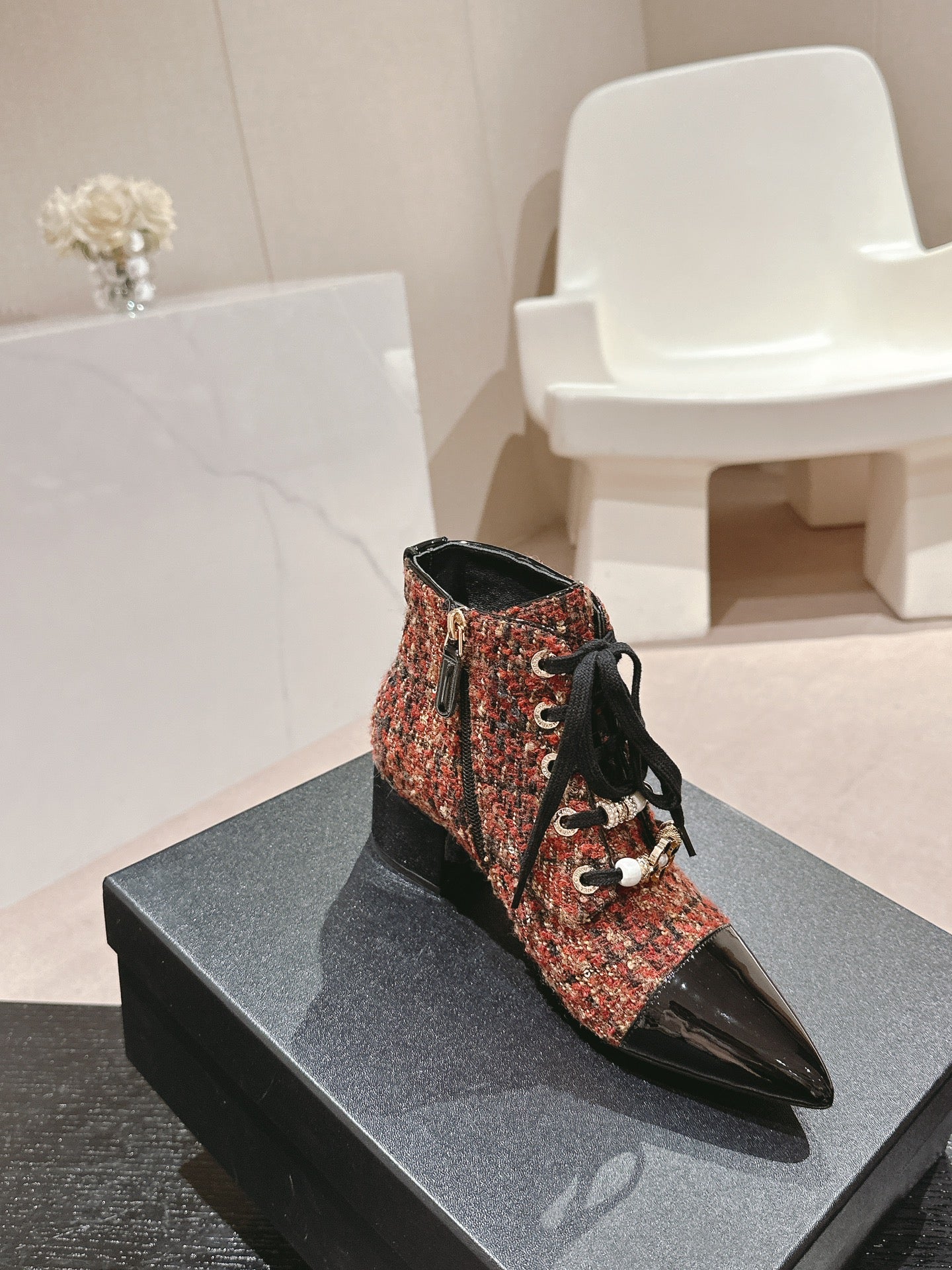 Chanel Tweed Luxe Sneakers