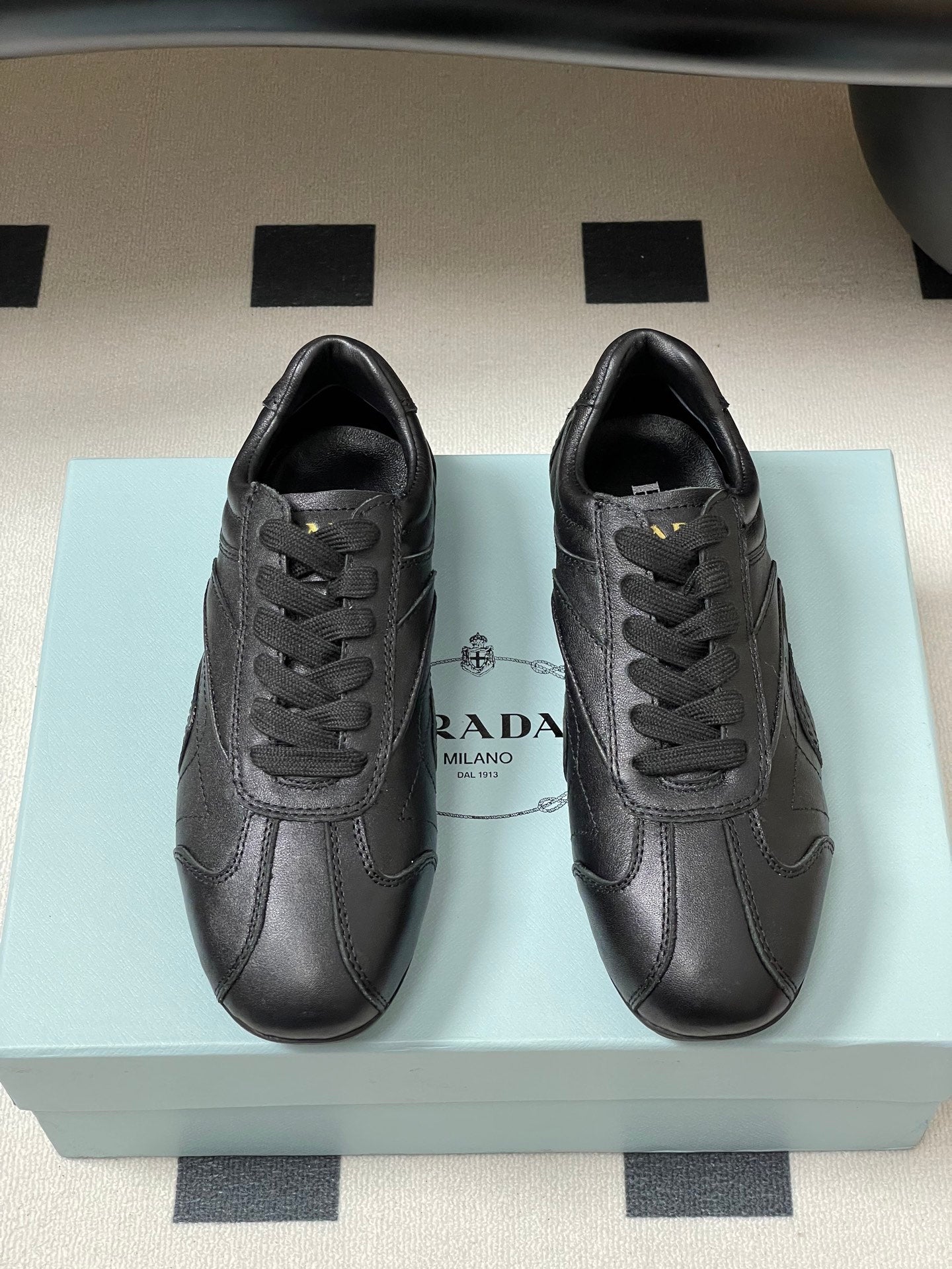 Prada Montecarlo Luxe Suede Sneakers