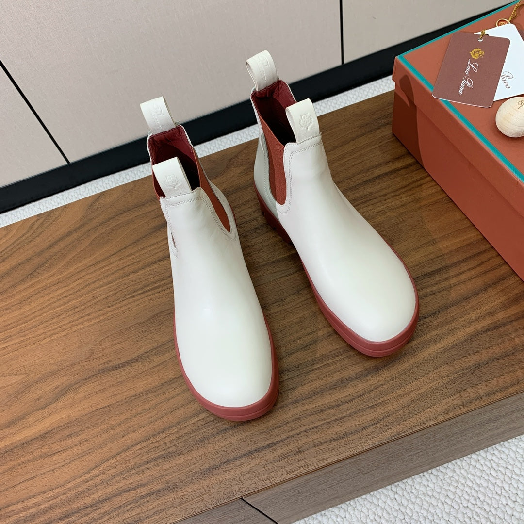 Loro Piana Lakeside leather Chelsea boots