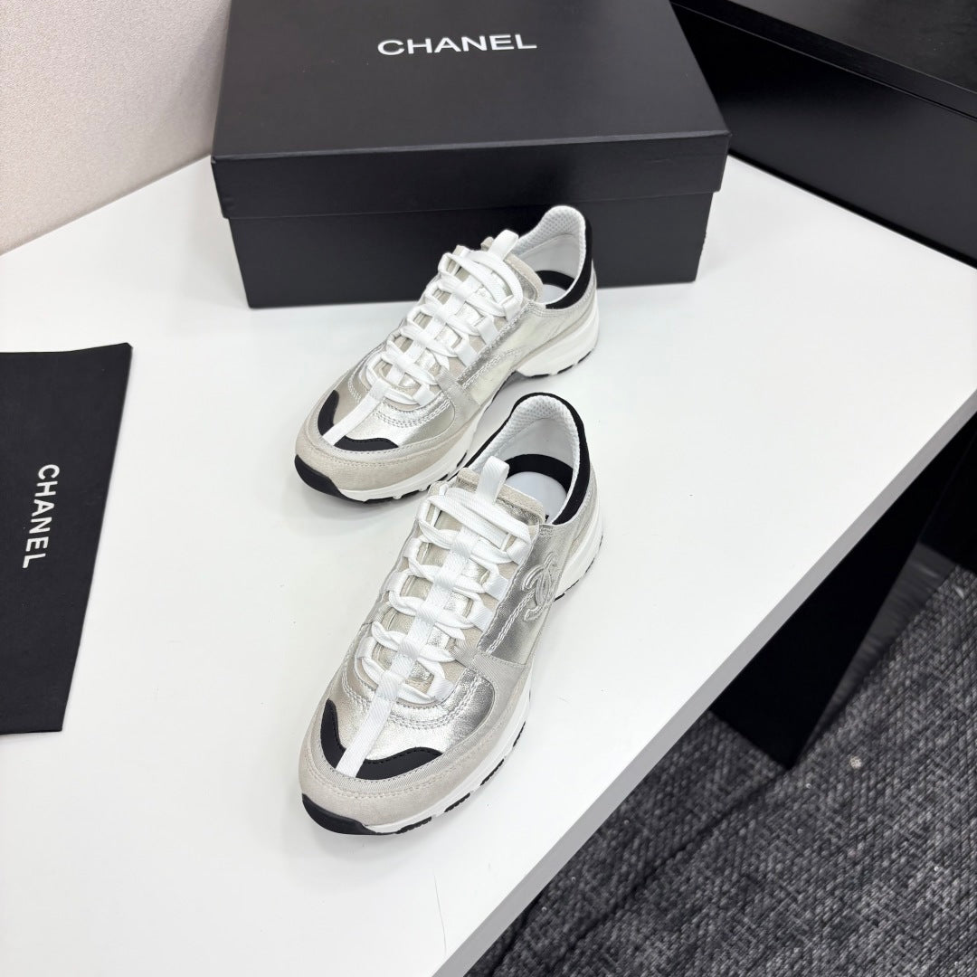 Chanel White Designer Sneakers