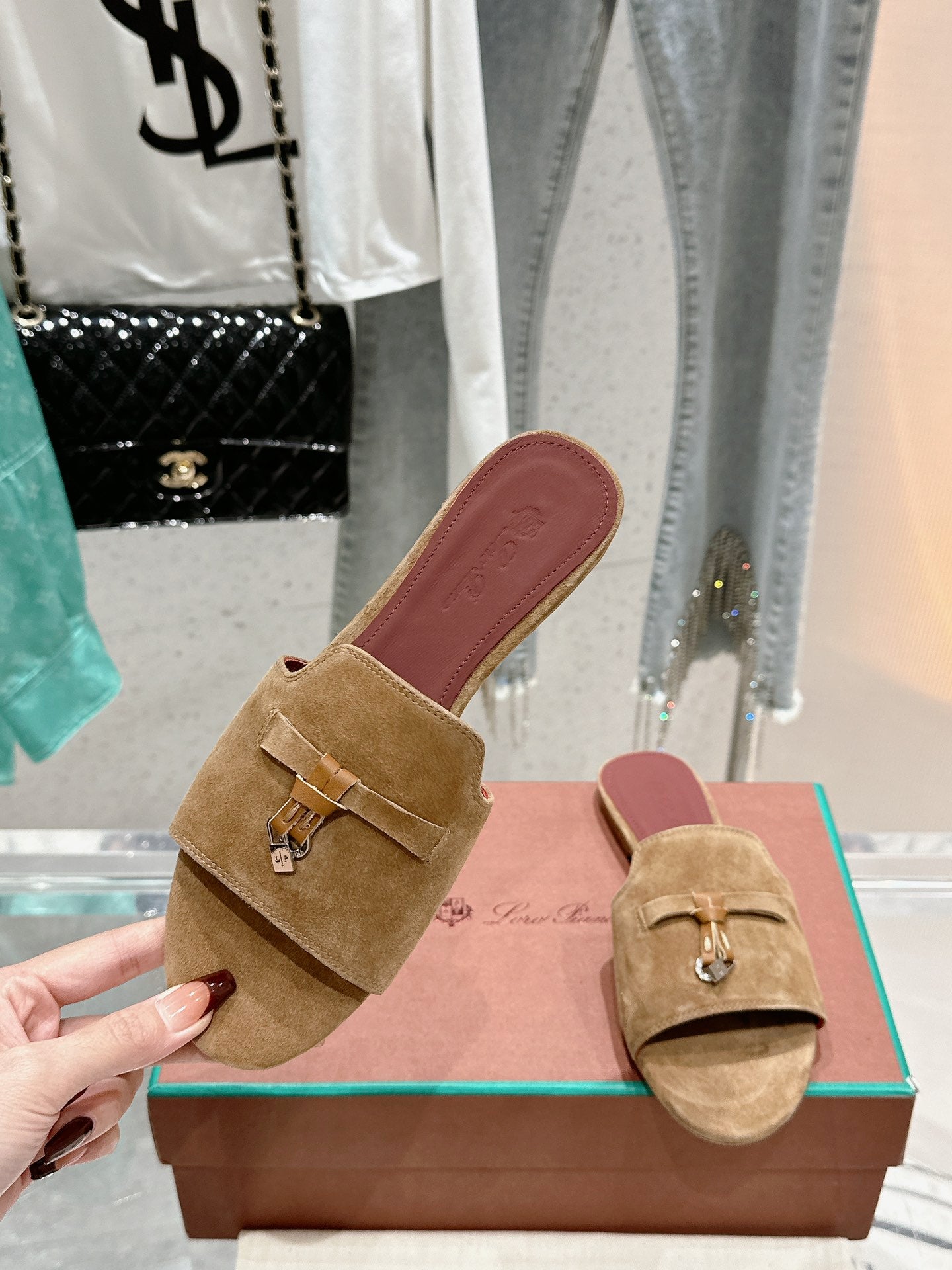 Loro Piana Elegance Stroll Sandals