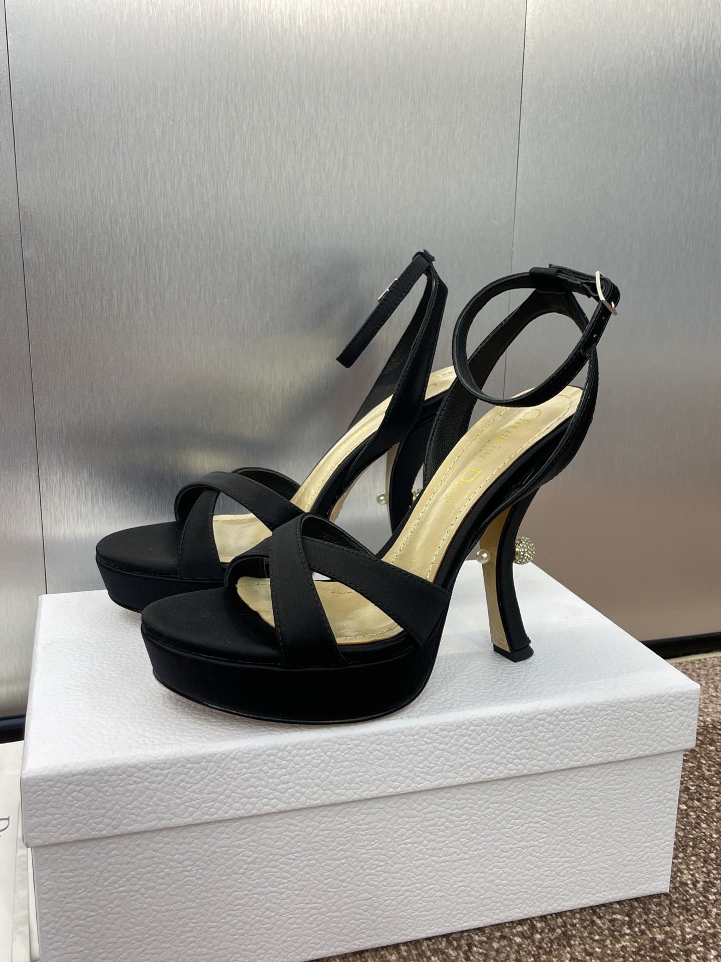 Dior Versace 125mm Medusa Stiletto Sandals | Black | FARFETCH TR