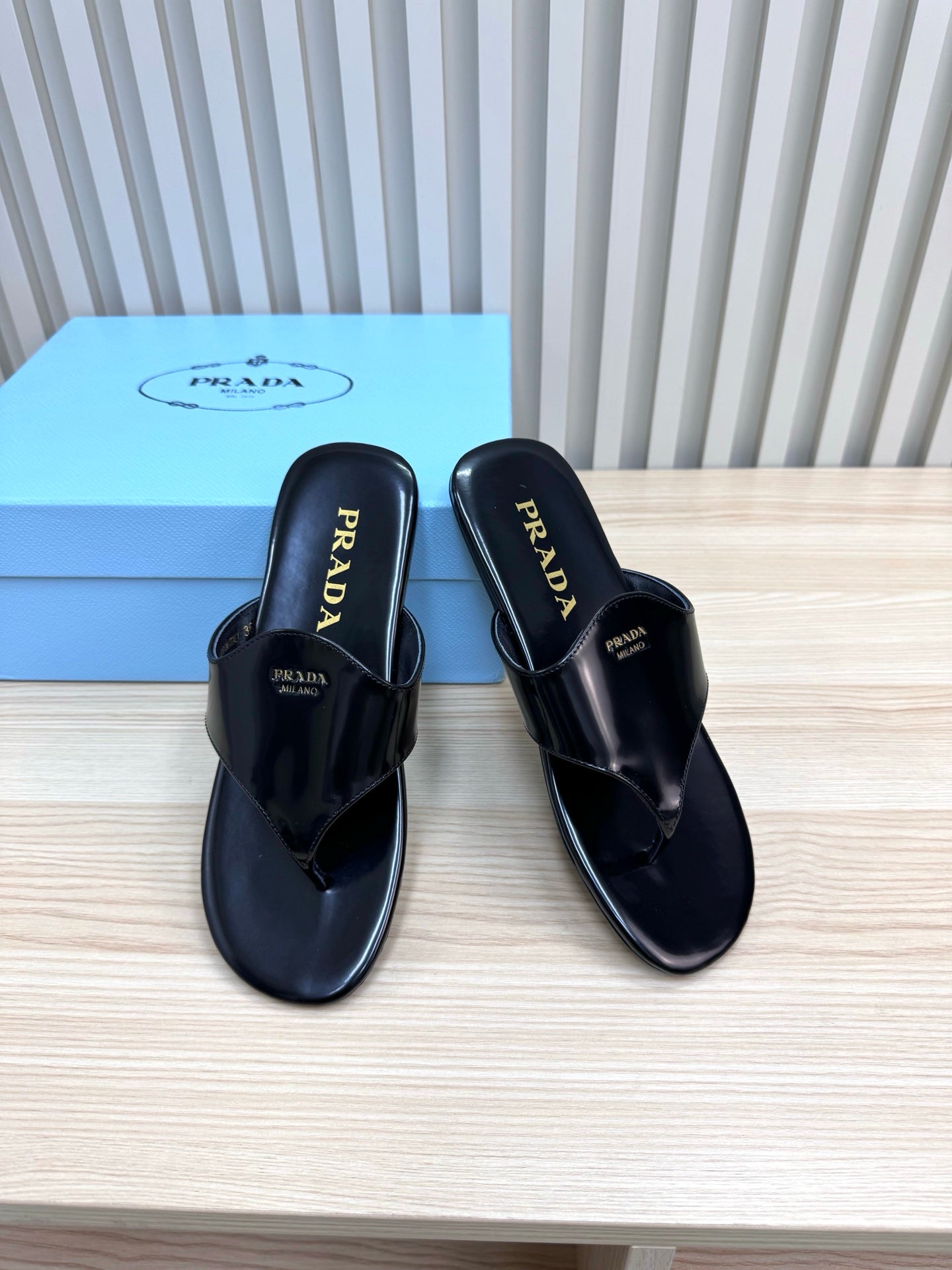 Prada Elysian Leather Sandals